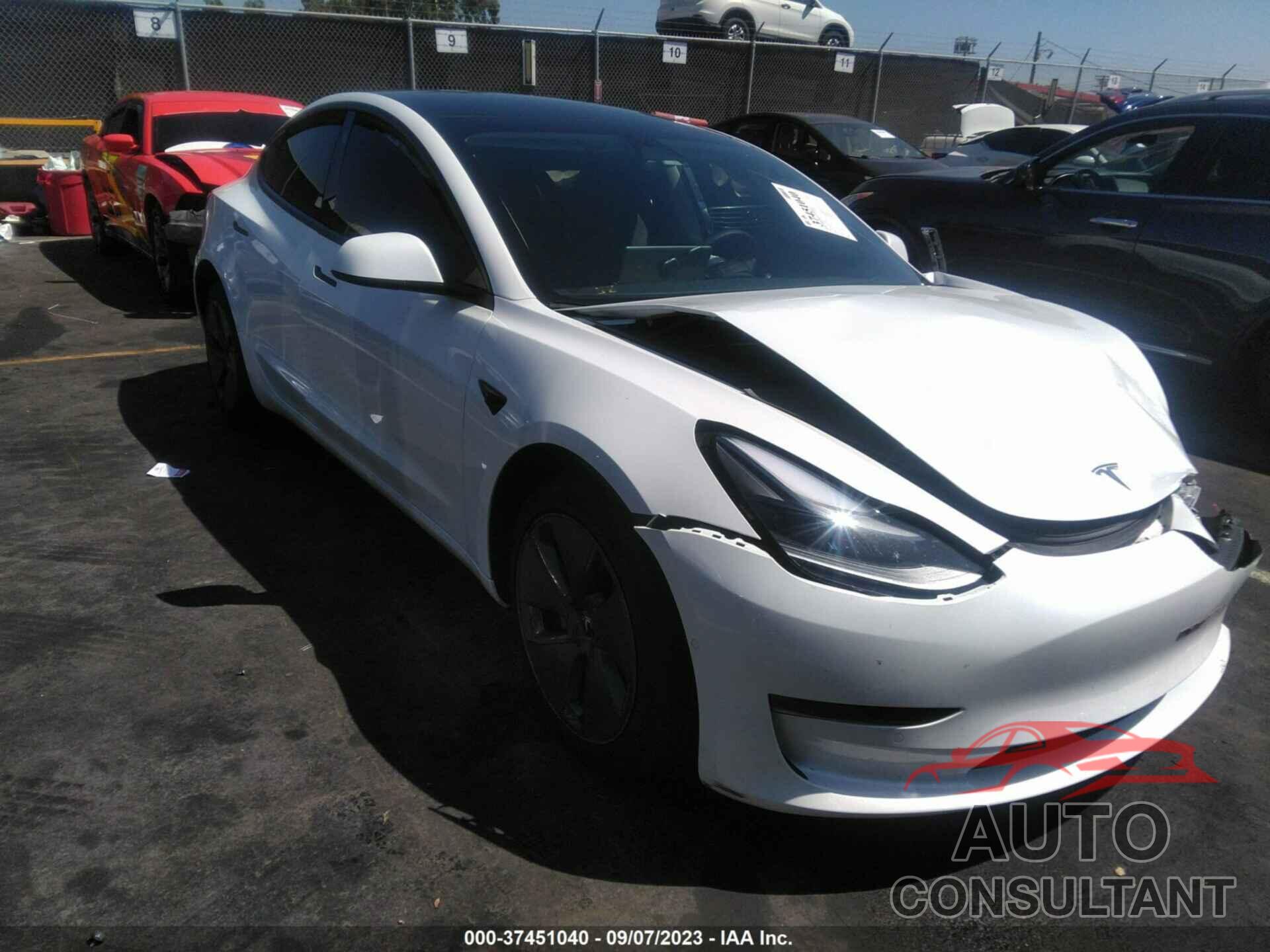 TESLA MODEL 3 2022 - 5YJ3E1EB5NF257534