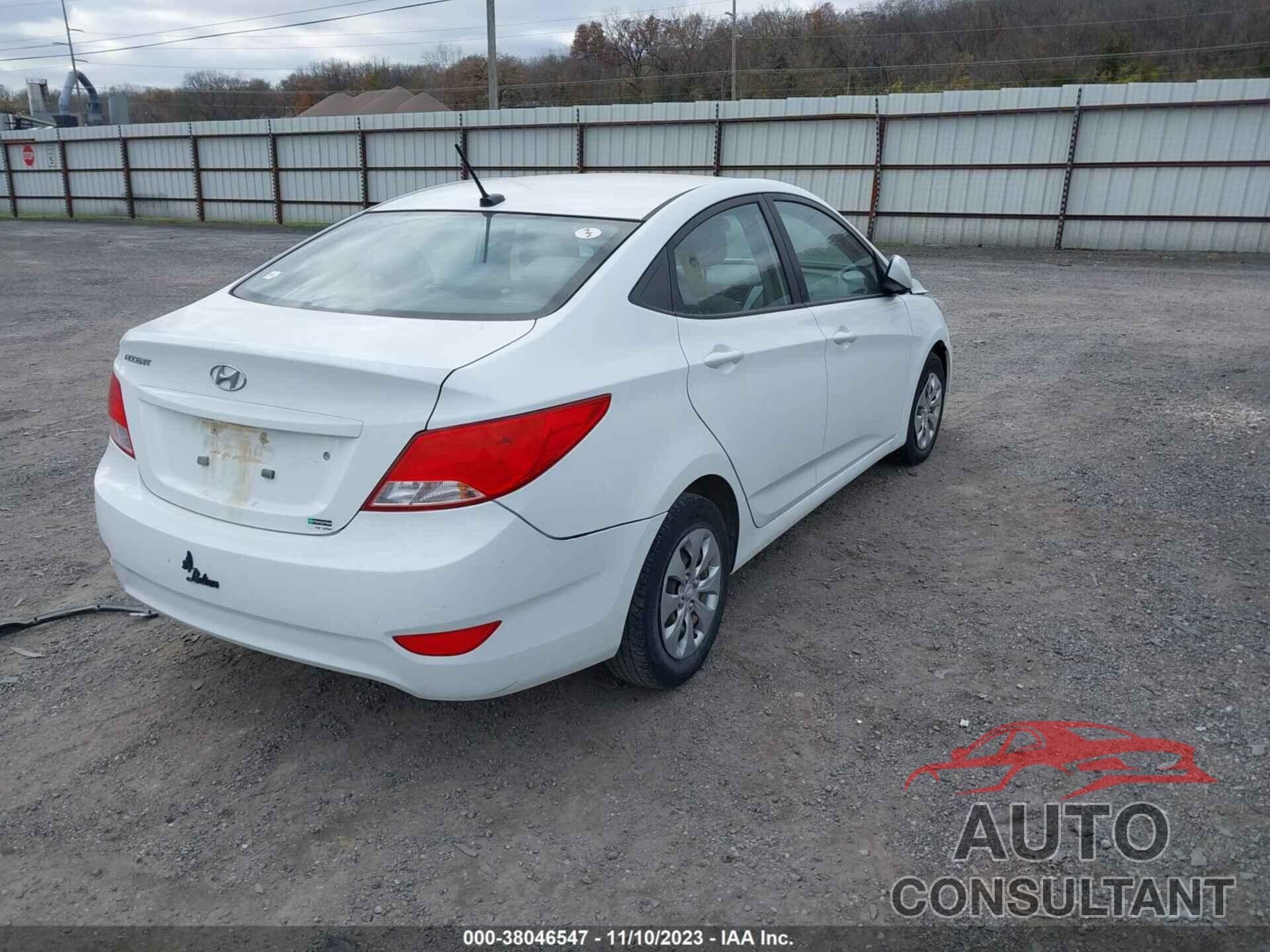 HYUNDAI ACCENT 2017 - KMHCT4AE0HU186919