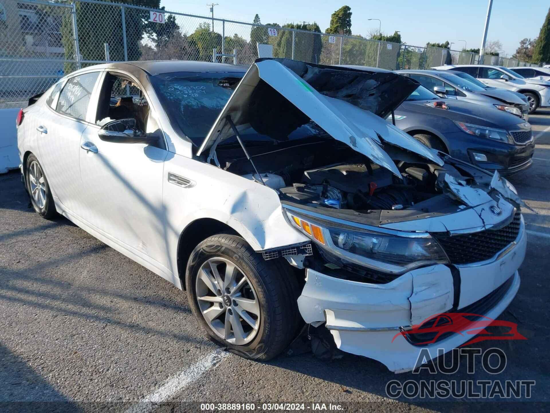 KIA OPTIMA 2016 - 5XXGT4L39GG036068