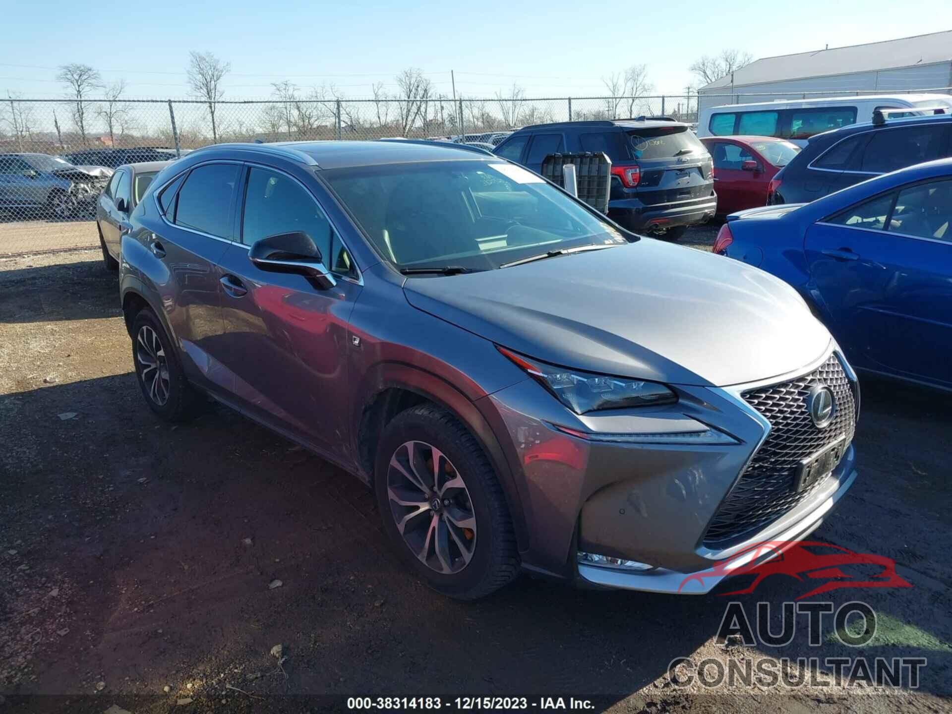 LEXUS NX 200T 2017 - JTJBARBZ9H2123573