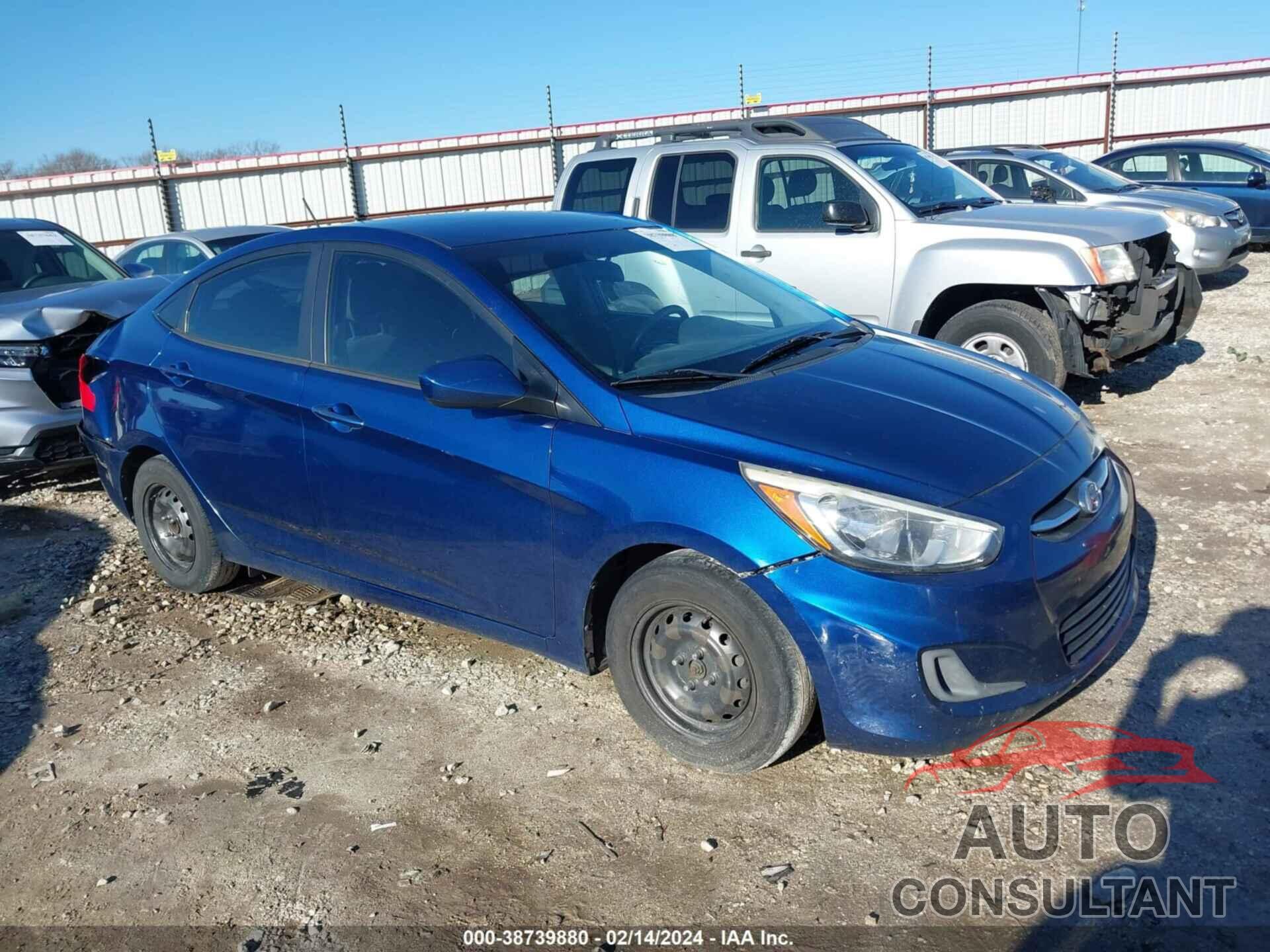 HYUNDAI ACCENT 2016 - KMHCT4AE6GU970052