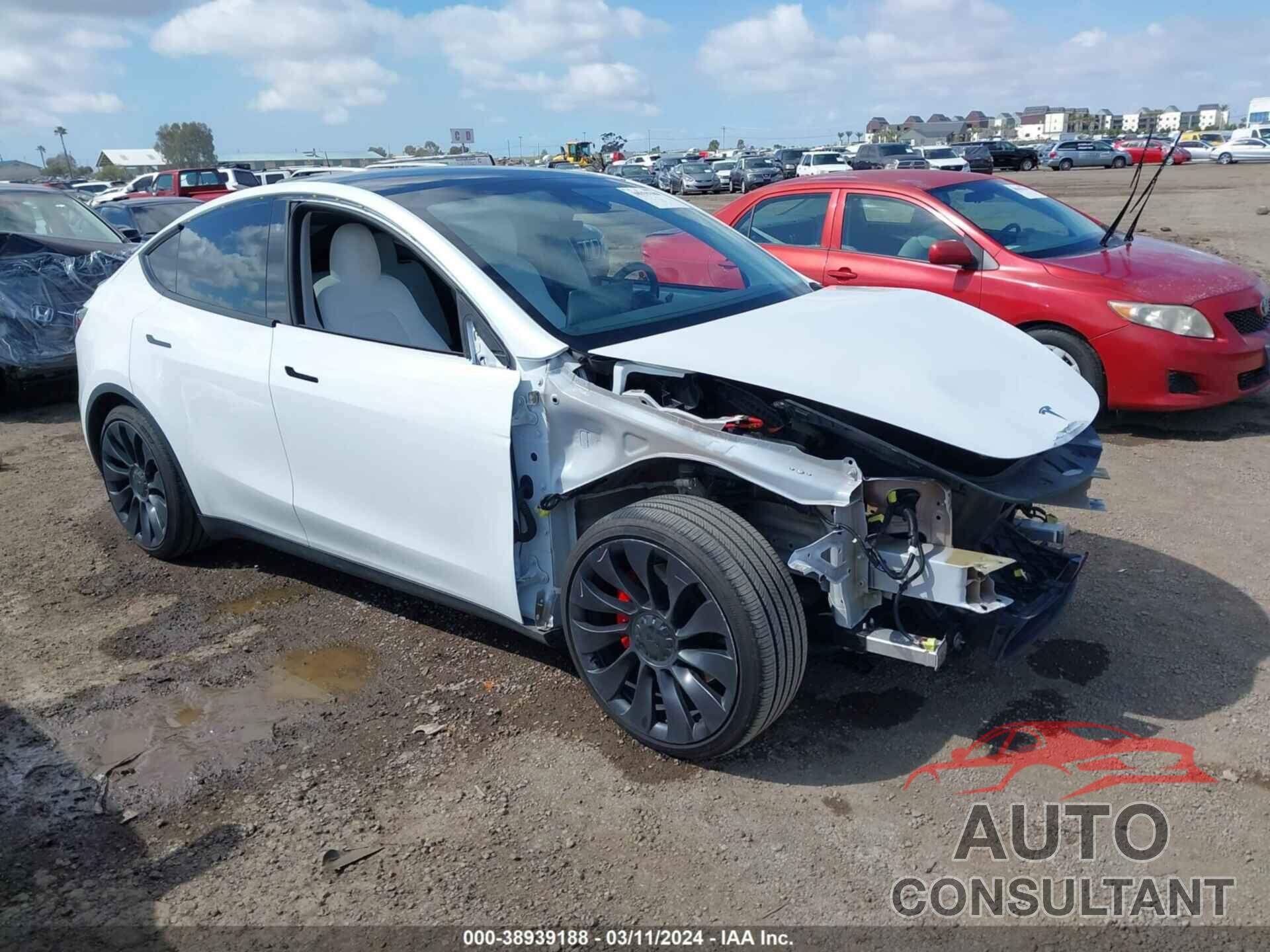 TESLA MODEL Y 2022 - 7SAYGDEF6NF467180