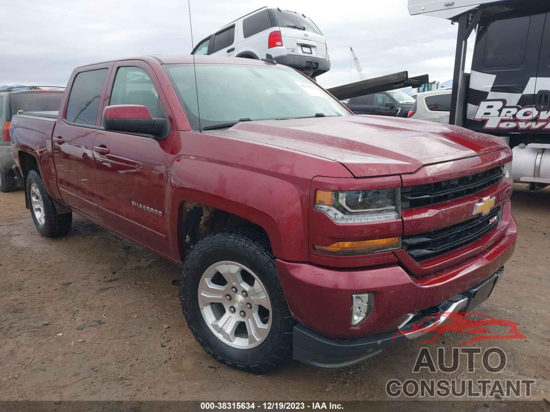 CHEVROLET SILVERADO 2017 - 3GCUKREC1HG111747