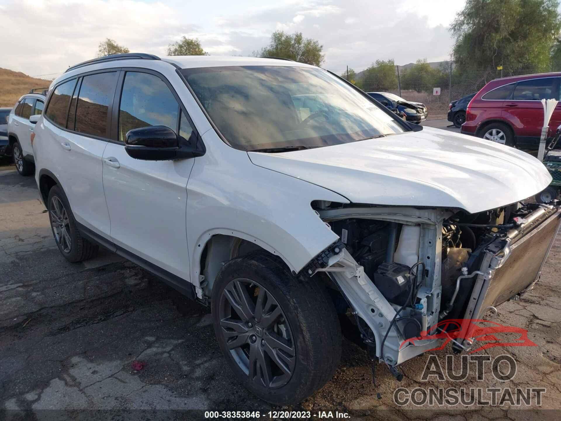 HONDA PILOT 2022 - 5FNYF5H33NB007708