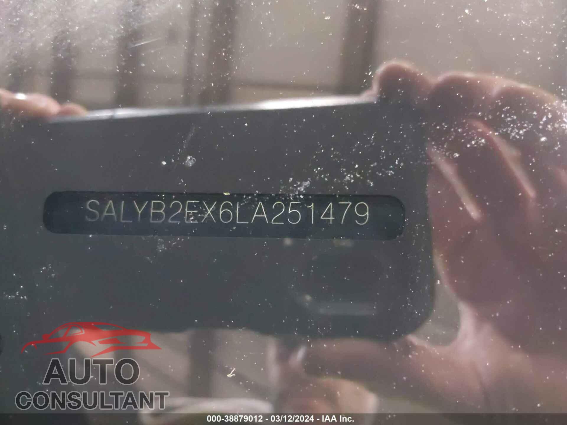 LAND ROVER RANGE ROVER VELAR 2020 - SALYB2EX6LA251479