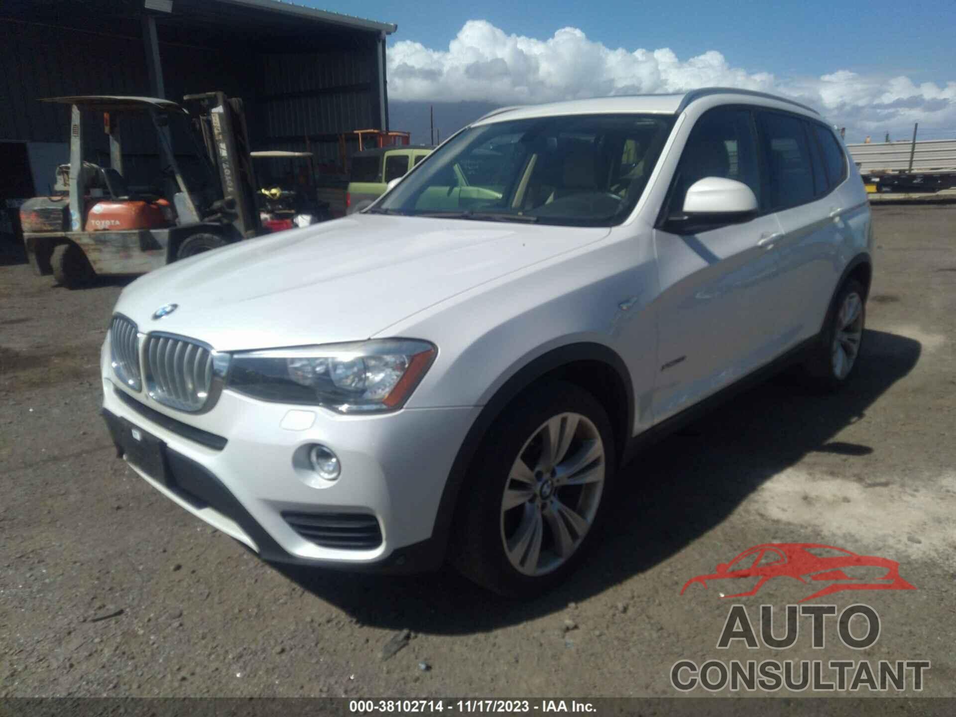 BMW X3 2016 - 5UXWX9C52G0D74218