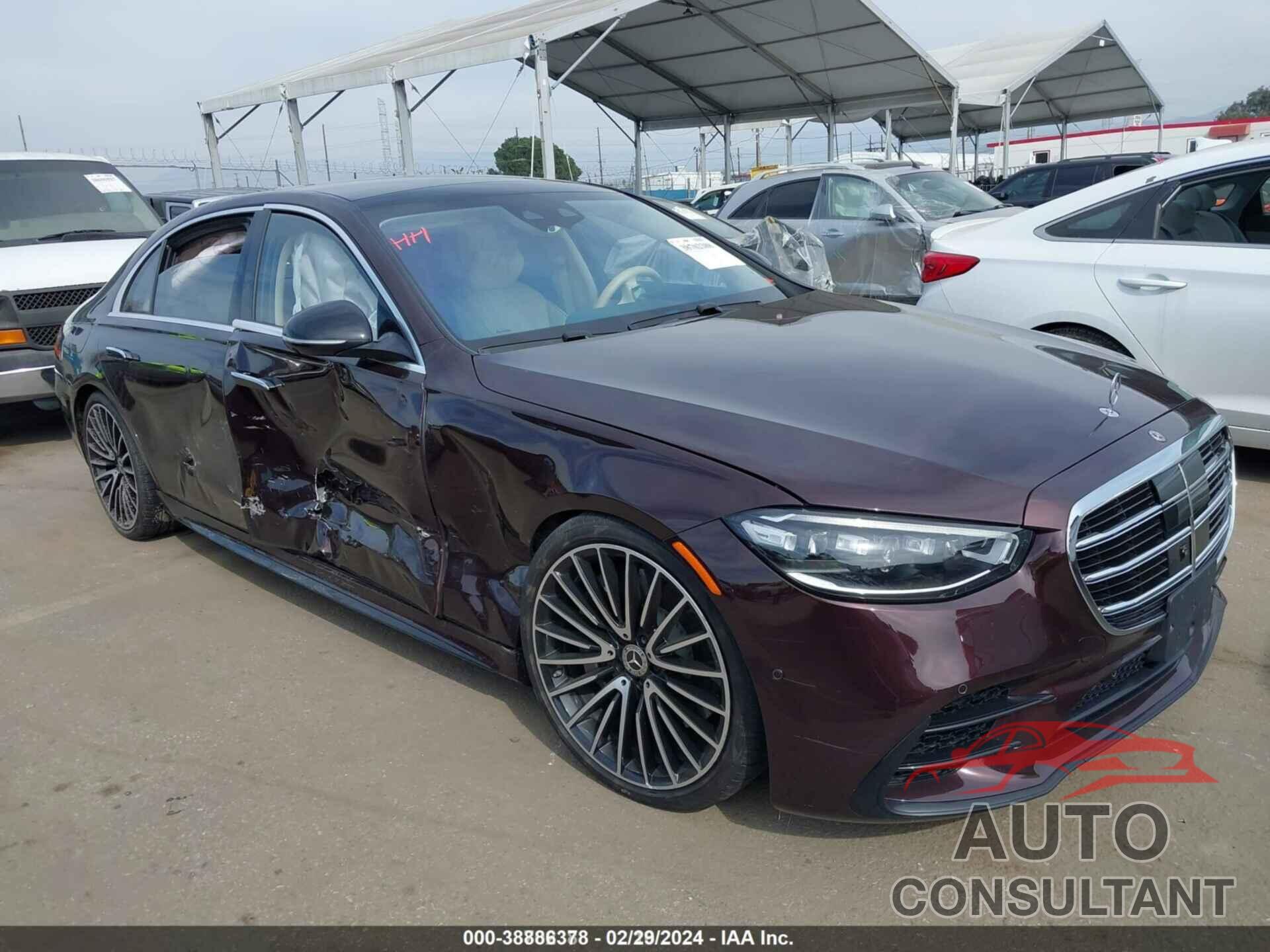 MERCEDES-BENZ S 580 2022 - W1K6G7GB4NA098415