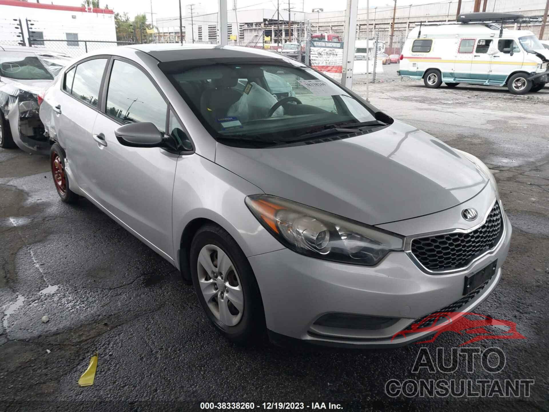 KIA FORTE 2016 - KNAFK4A67G5548912