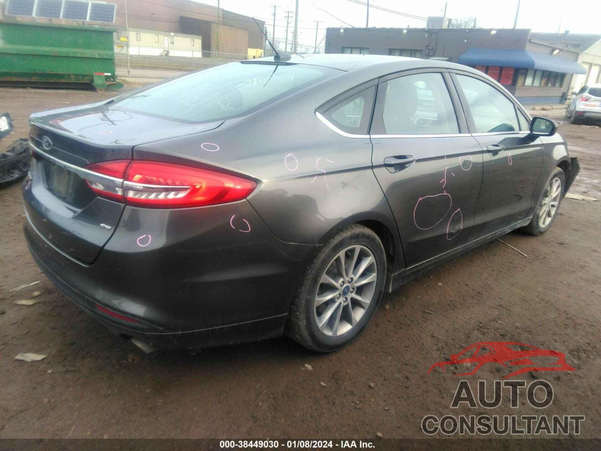 FORD FUSION 2017 - 3FA6P0H74HR193066