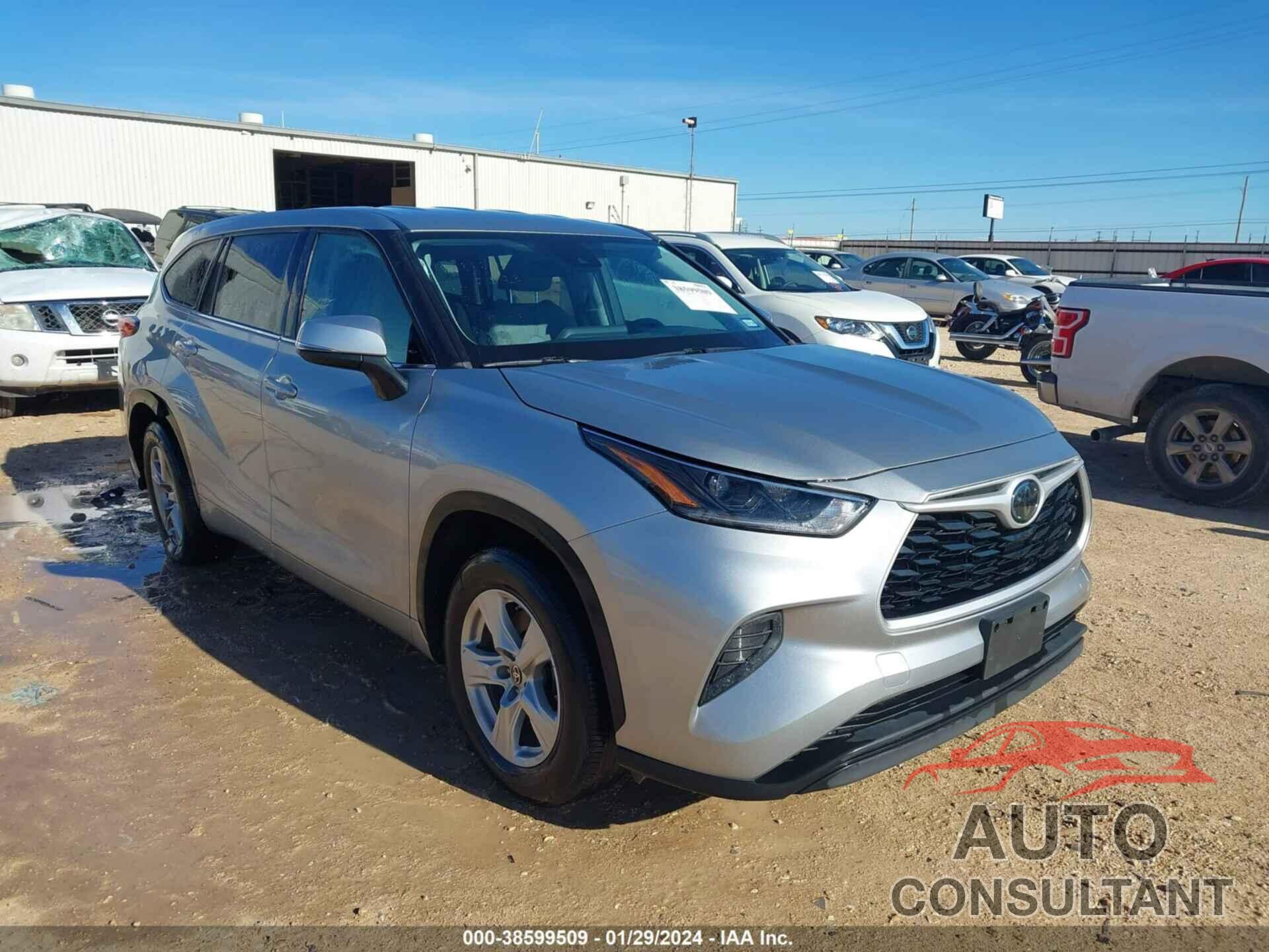 TOYOTA HIGHLANDER 2021 - 5TDCZRAHXMS035112