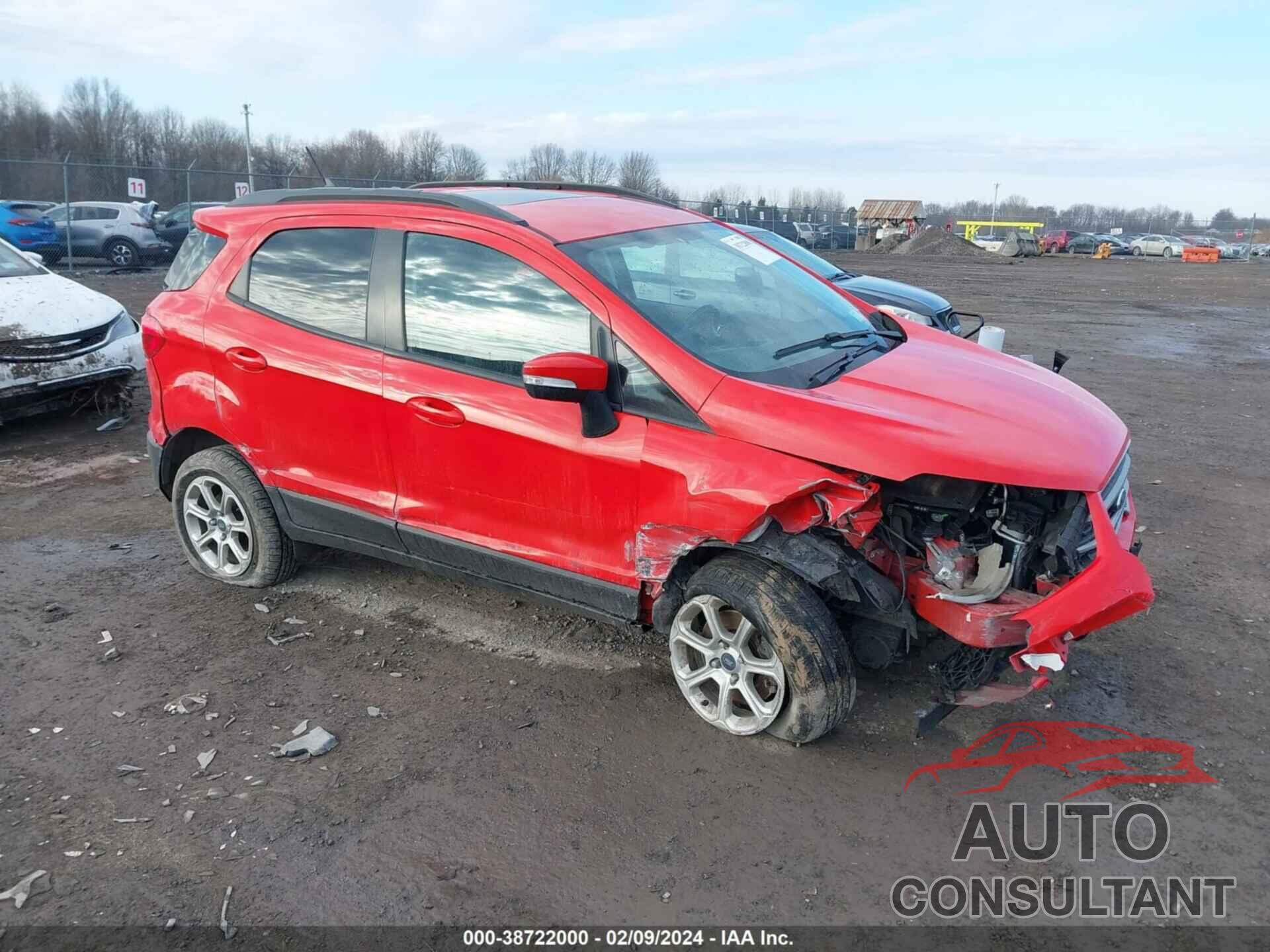 FORD ECOSPORT 2018 - MAJ6P1UL2JC199493