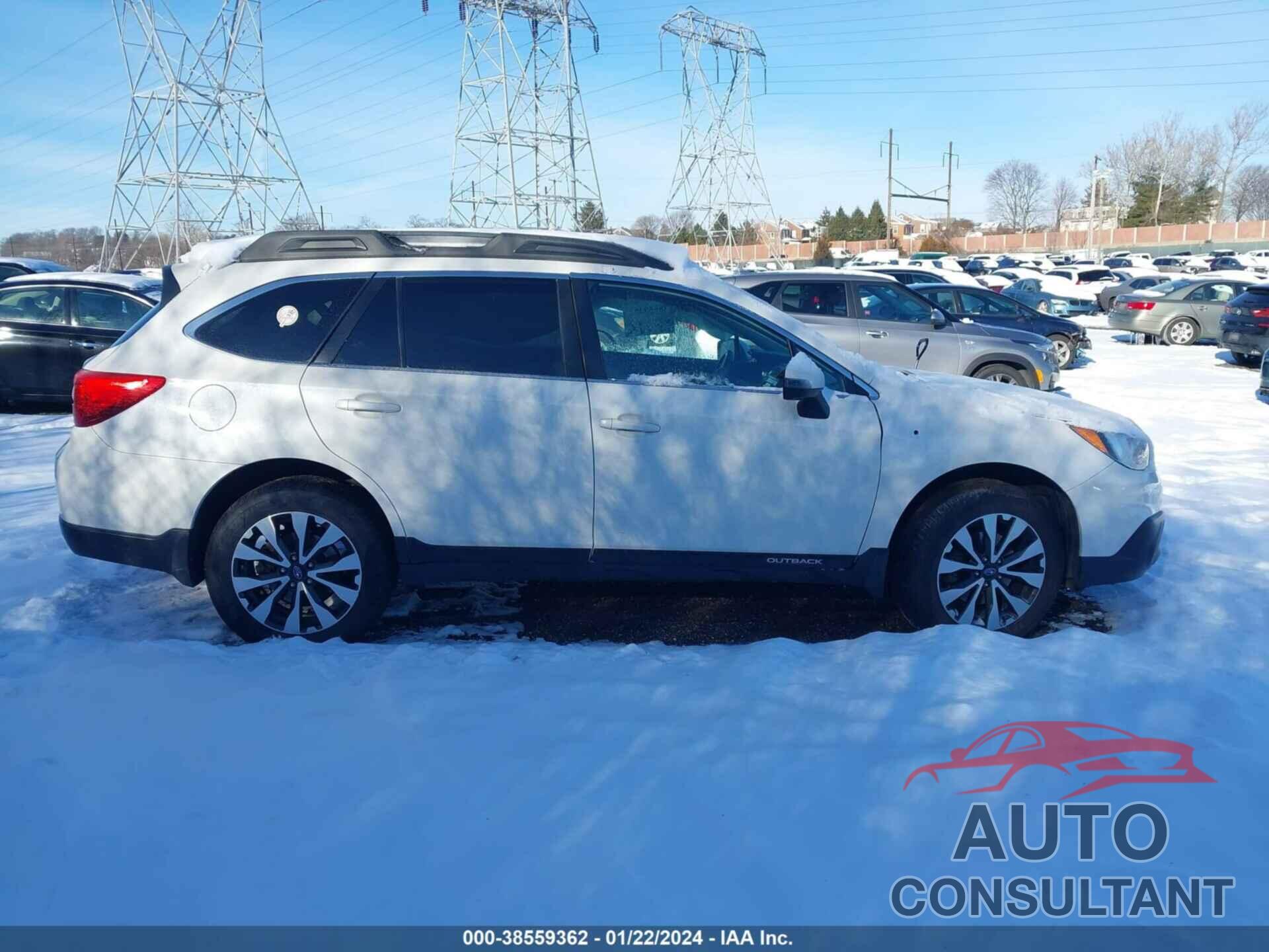 SUBARU OUTBACK 2017 - 4S4BSANC2H3320485