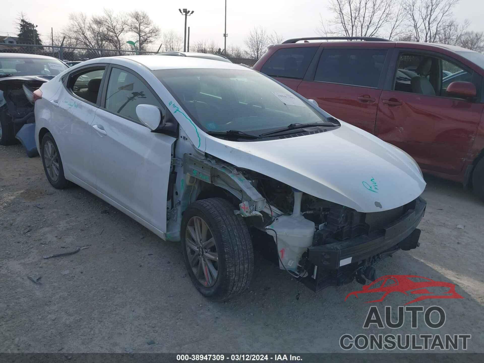 HYUNDAI ELANTRA 2016 - 5NPDH4AEXGH759358