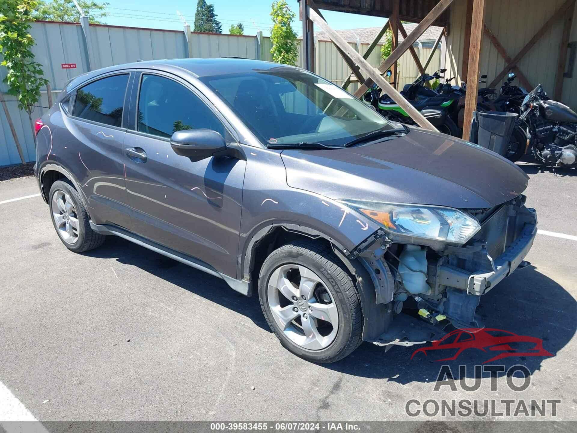 HONDA HR-V 2016 - 3CZRU6H54GM717999