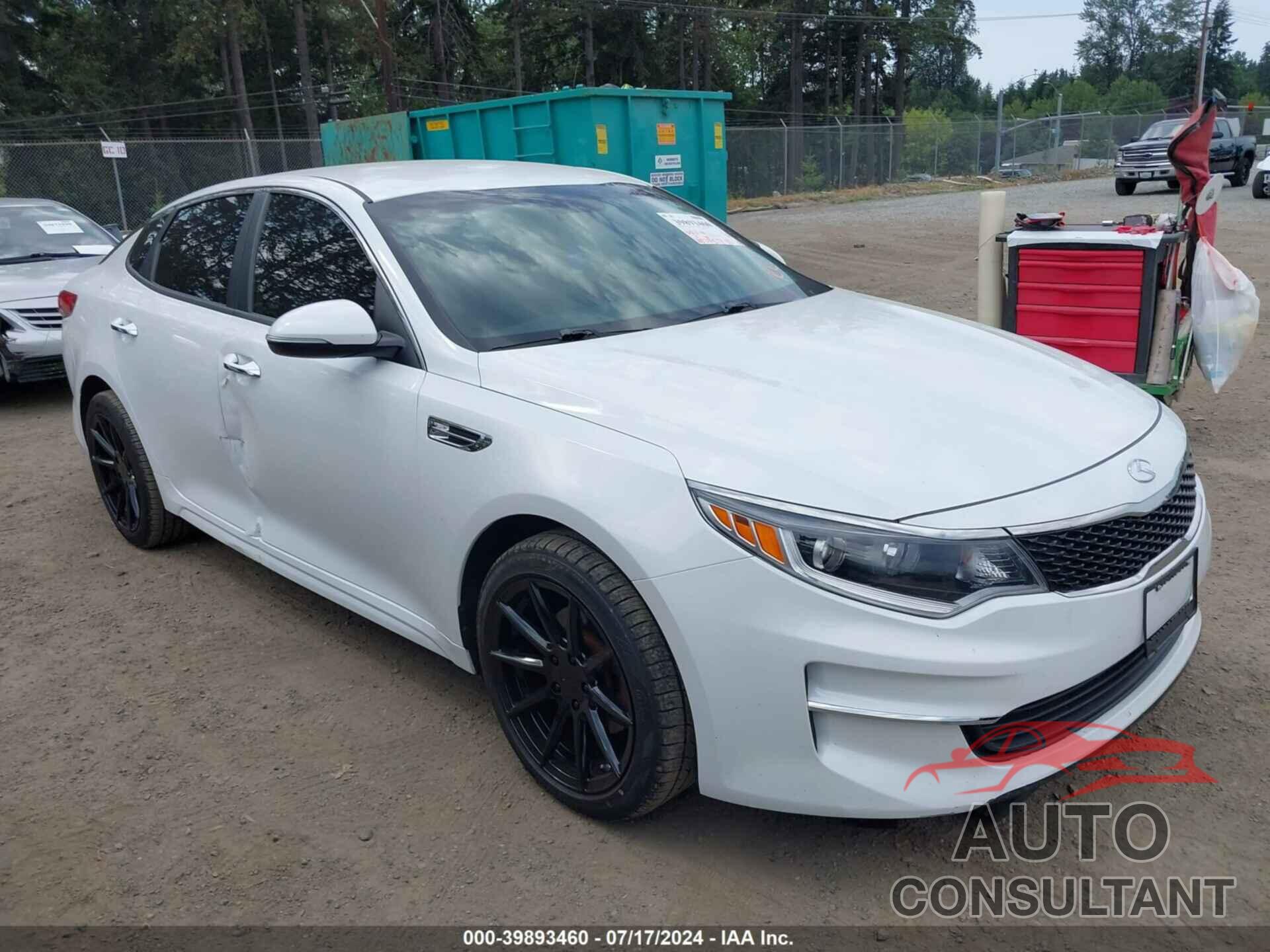 KIA OPTIMA 2018 - 5XXGT4L33JG228707