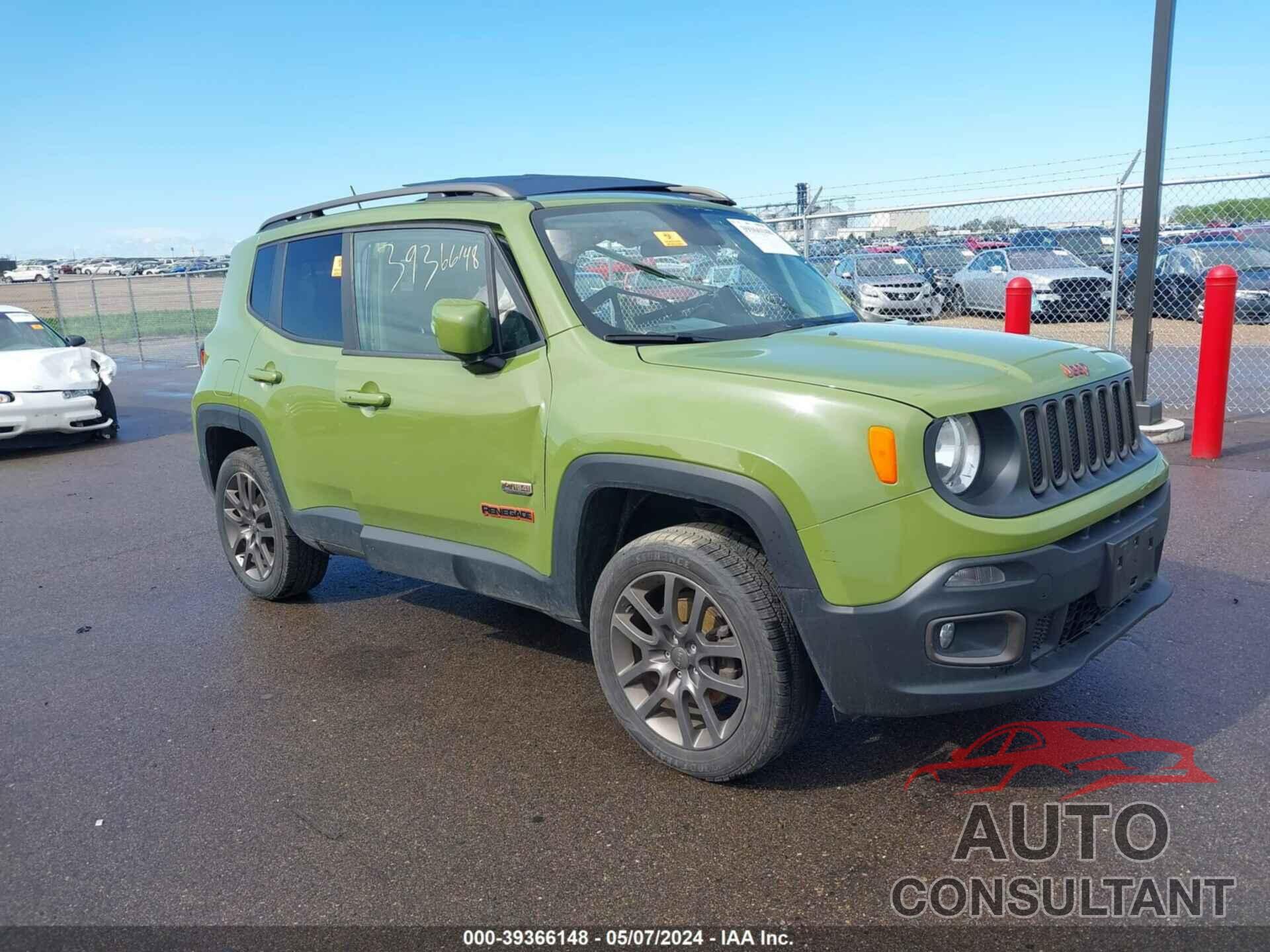 JEEP RENEGADE 2016 - ZACCJBBT7GPD94873