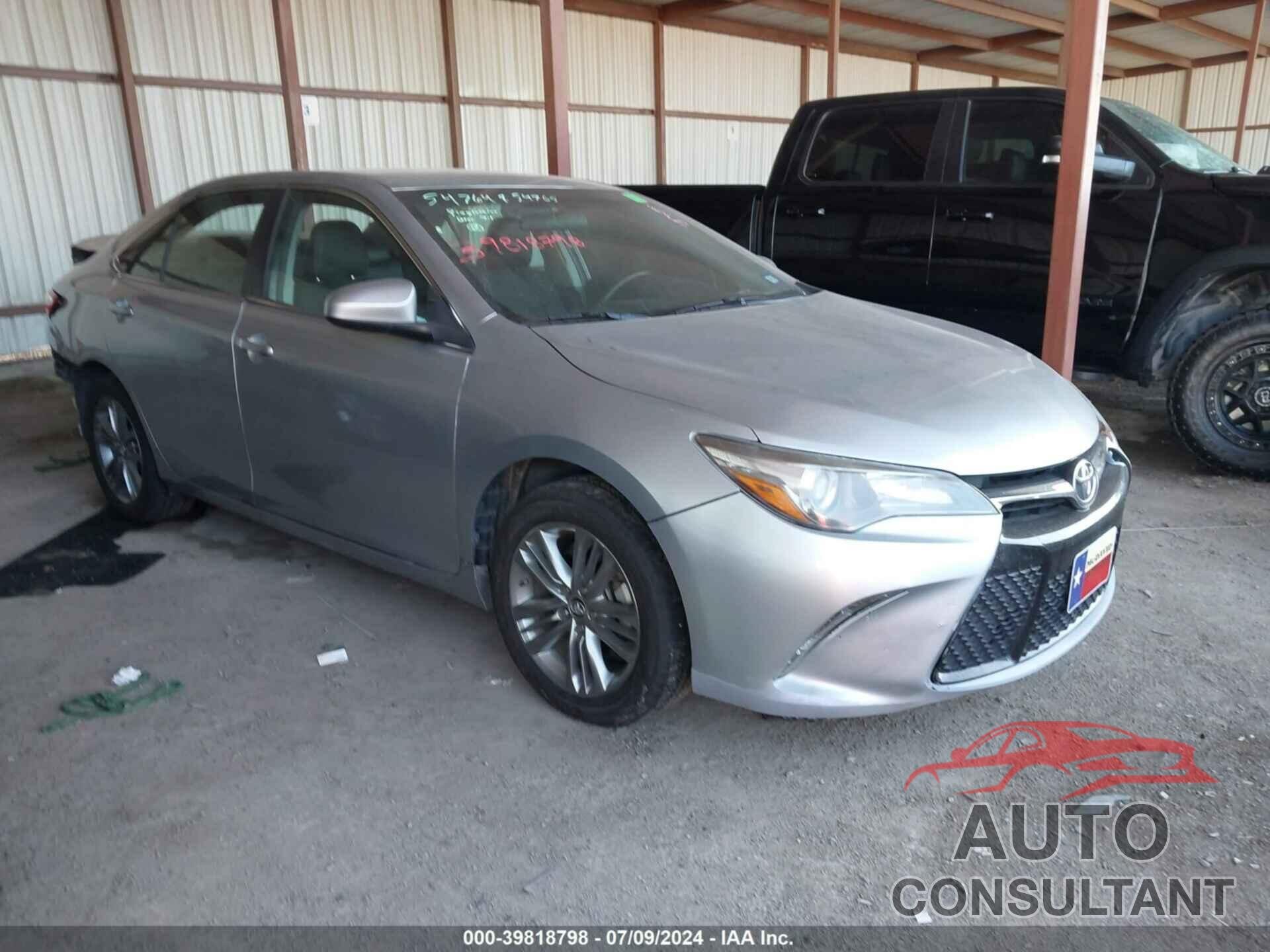 TOYOTA CAMRY 2017 - 4T1BF1FK6HU388020