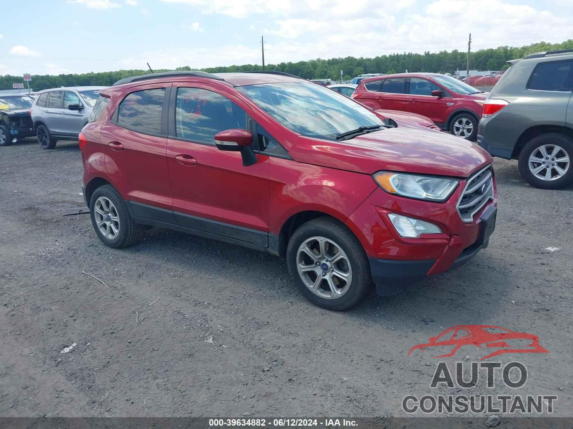 FORD ECOSPORT 2018 - MAJ3P1TEXJC173052