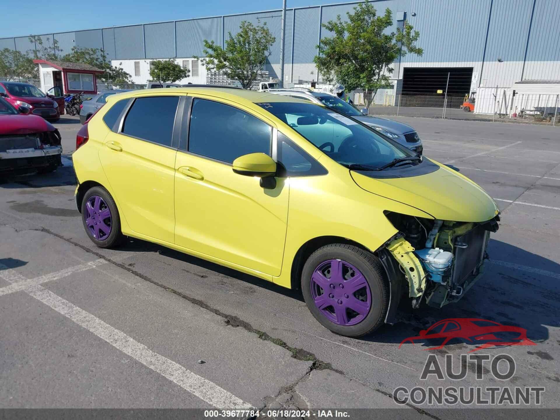 HONDA FIT 2016 - JHMGK5H5XGX011741