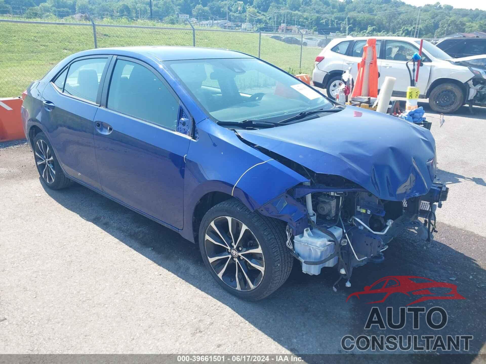 TOYOTA COROLLA 2019 - 2T1BURHEXKC156721