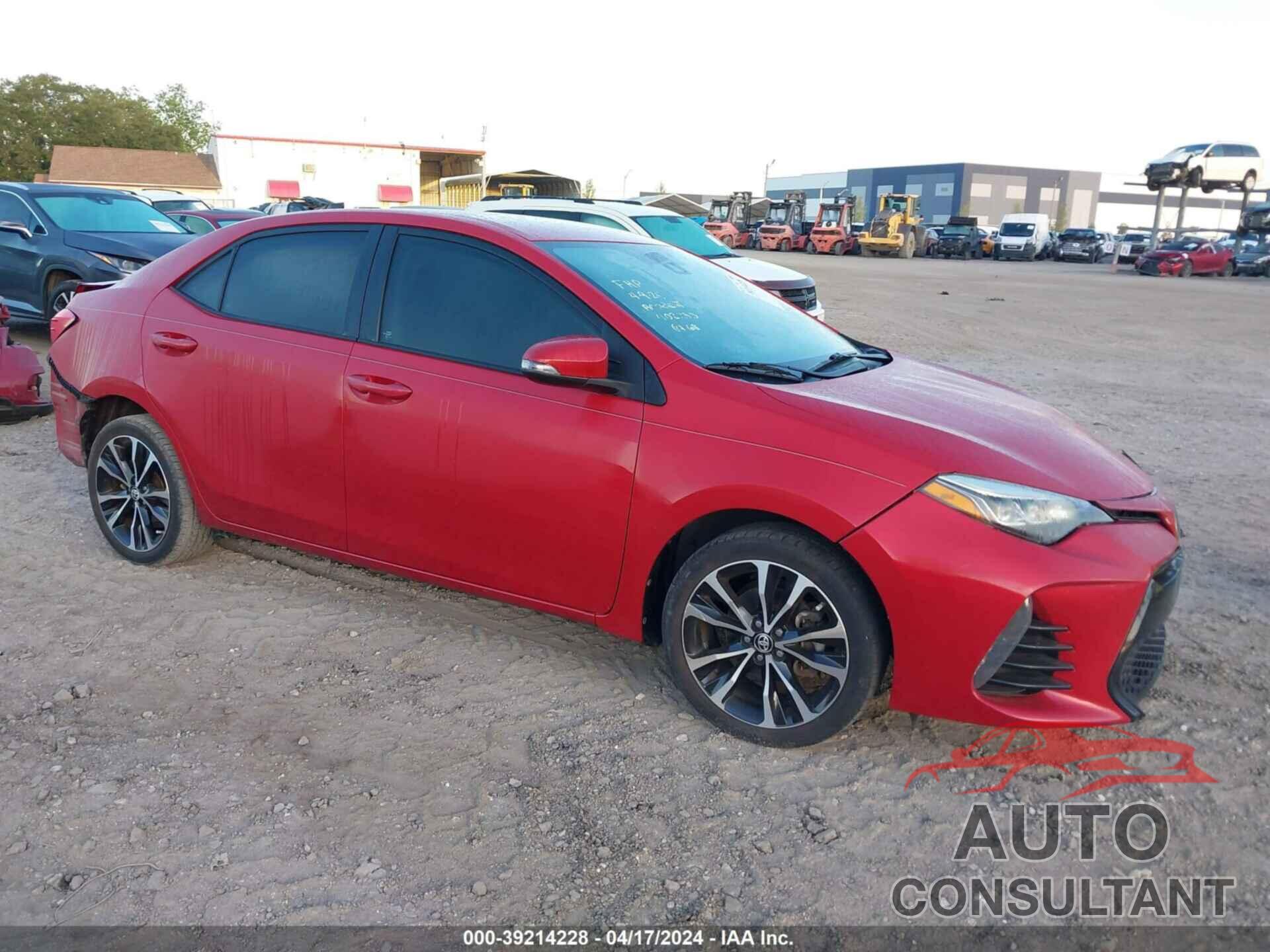 TOYOTA COROLLA 2017 - 2T1BURHE1HC771411