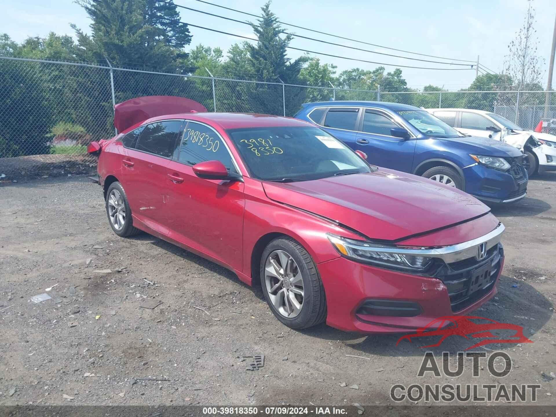 HONDA ACCORD 2018 - 1HGCV1F17JA034986