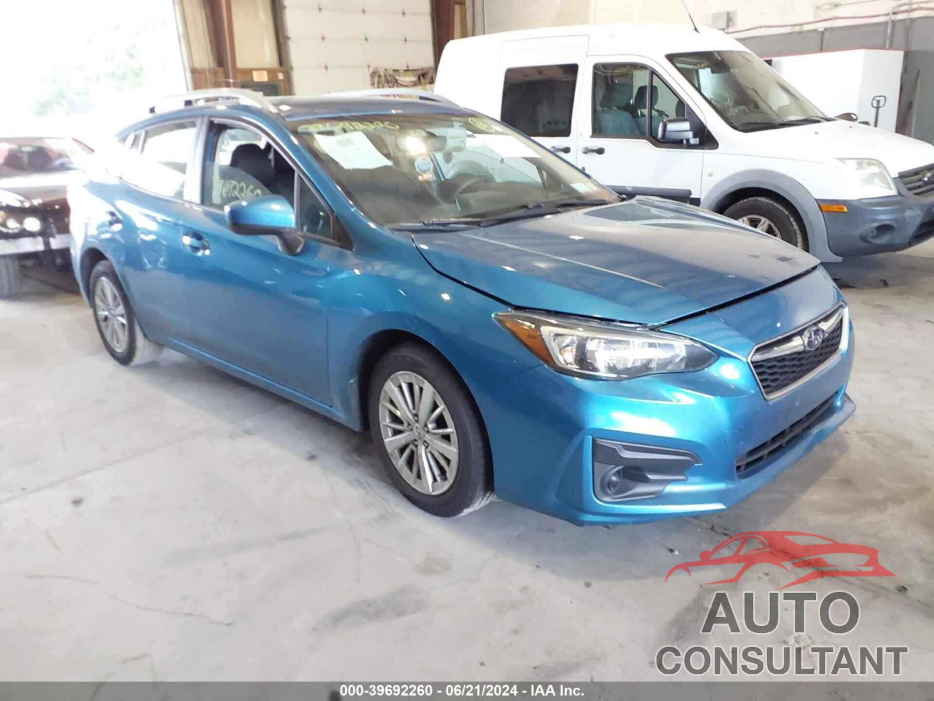 SUBARU IMPREZA 2018 - 4S3GTAB65J3719239