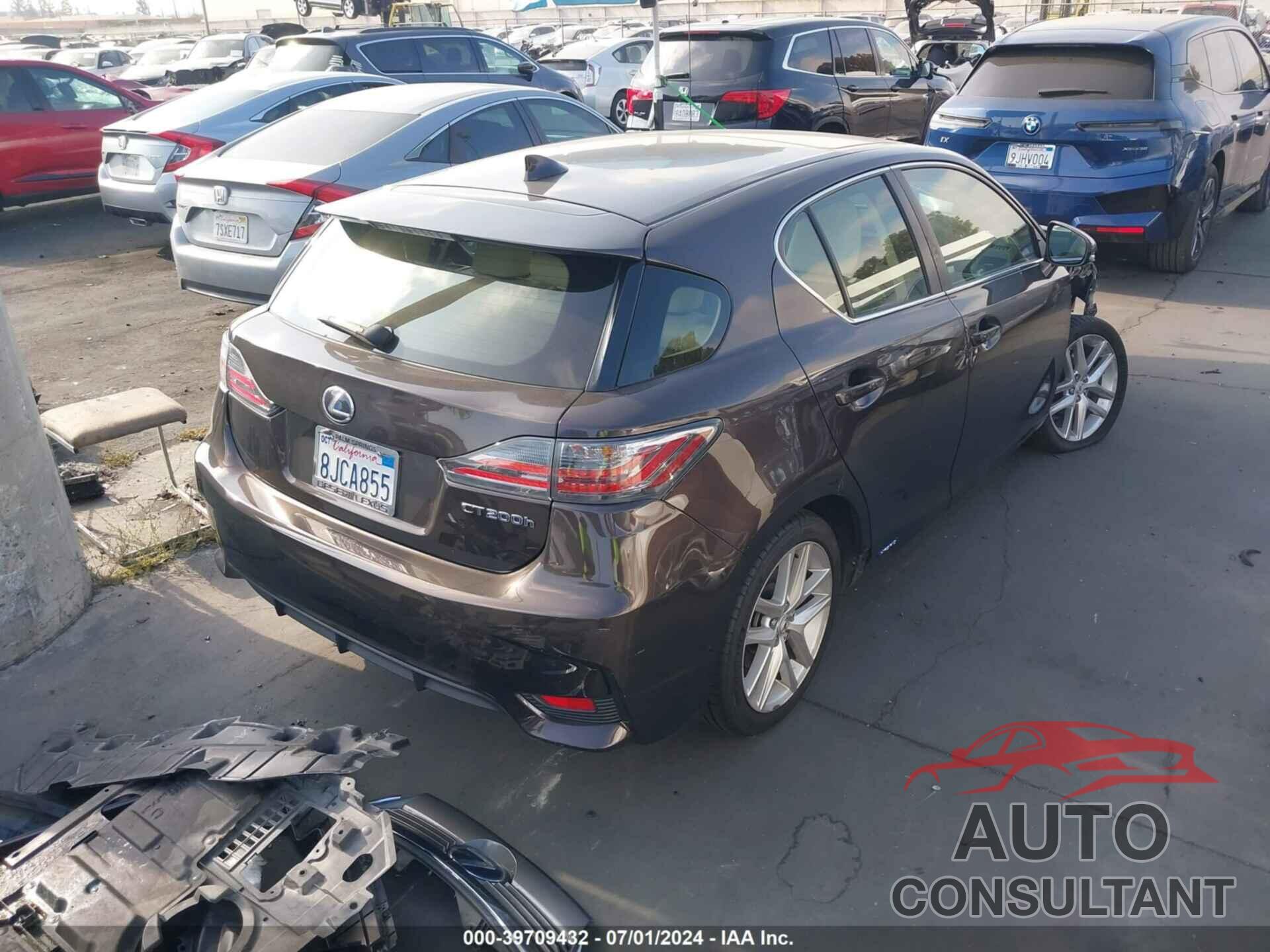 LEXUS CT 200H 2016 - JTHKD5BH9G2254168