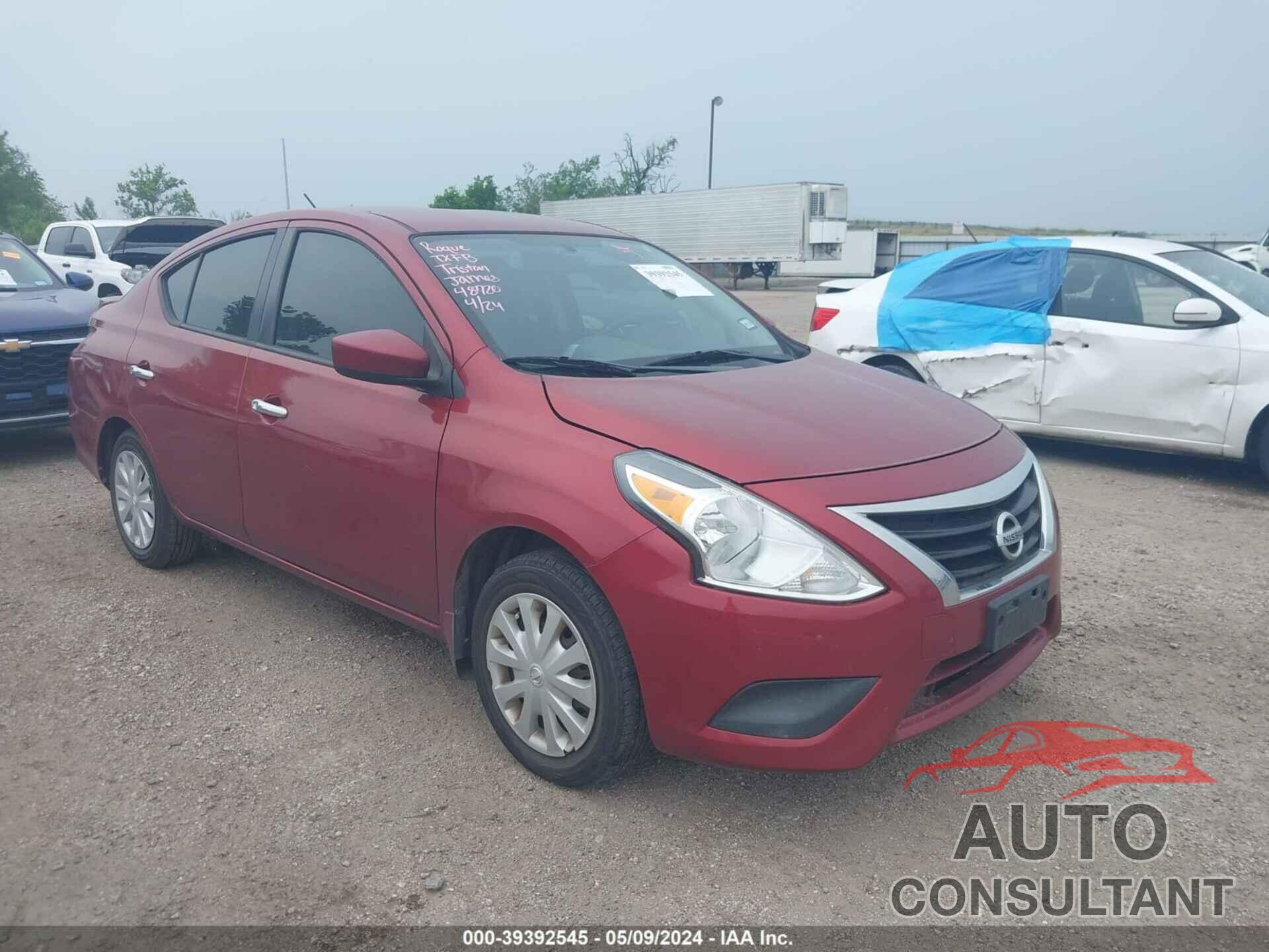 NISSAN VERSA 2019 - 3N1CN7AP3KL828183