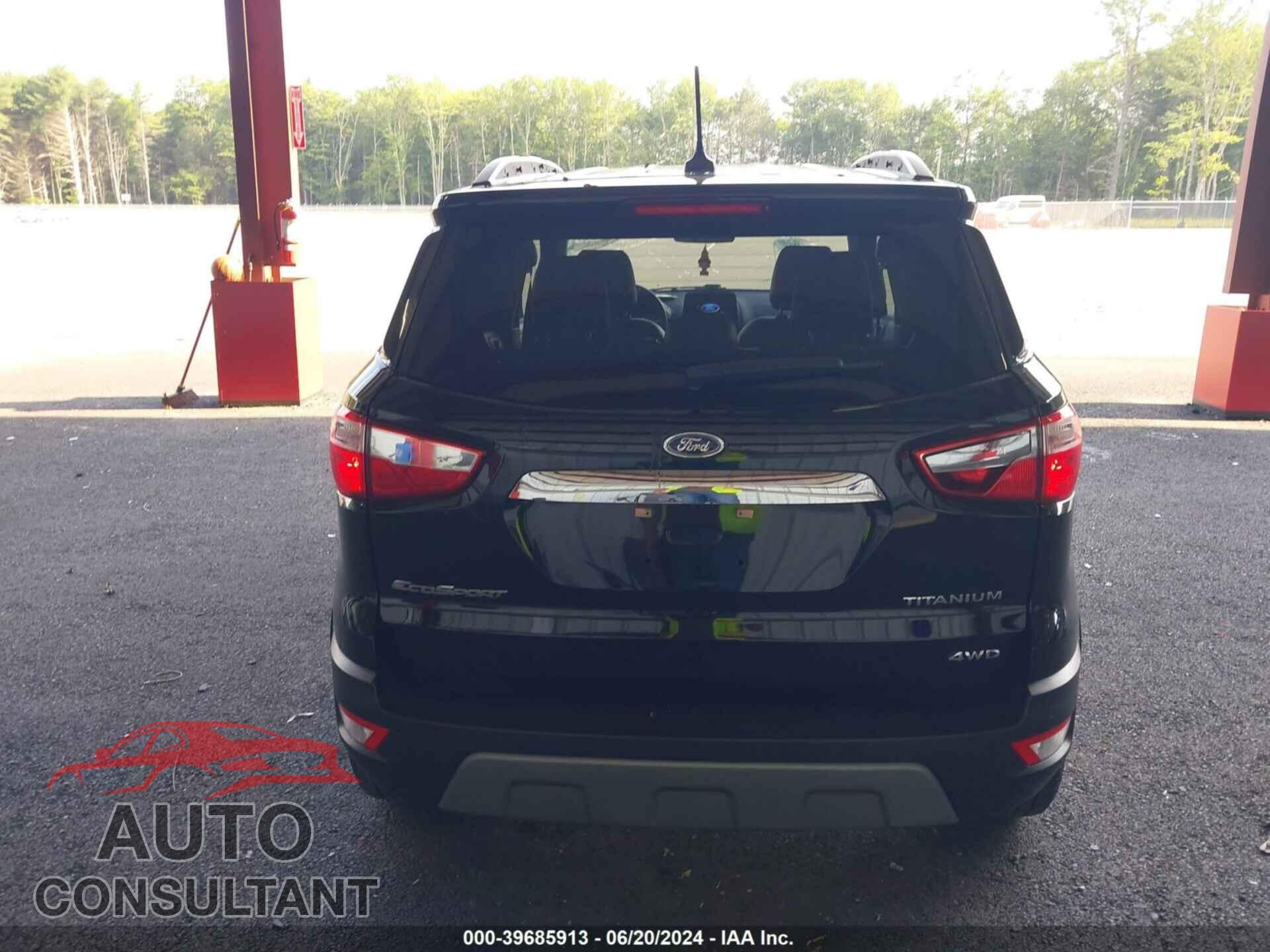FORD ECOSPORT 2020 - MAJ6S3KL0LC314043