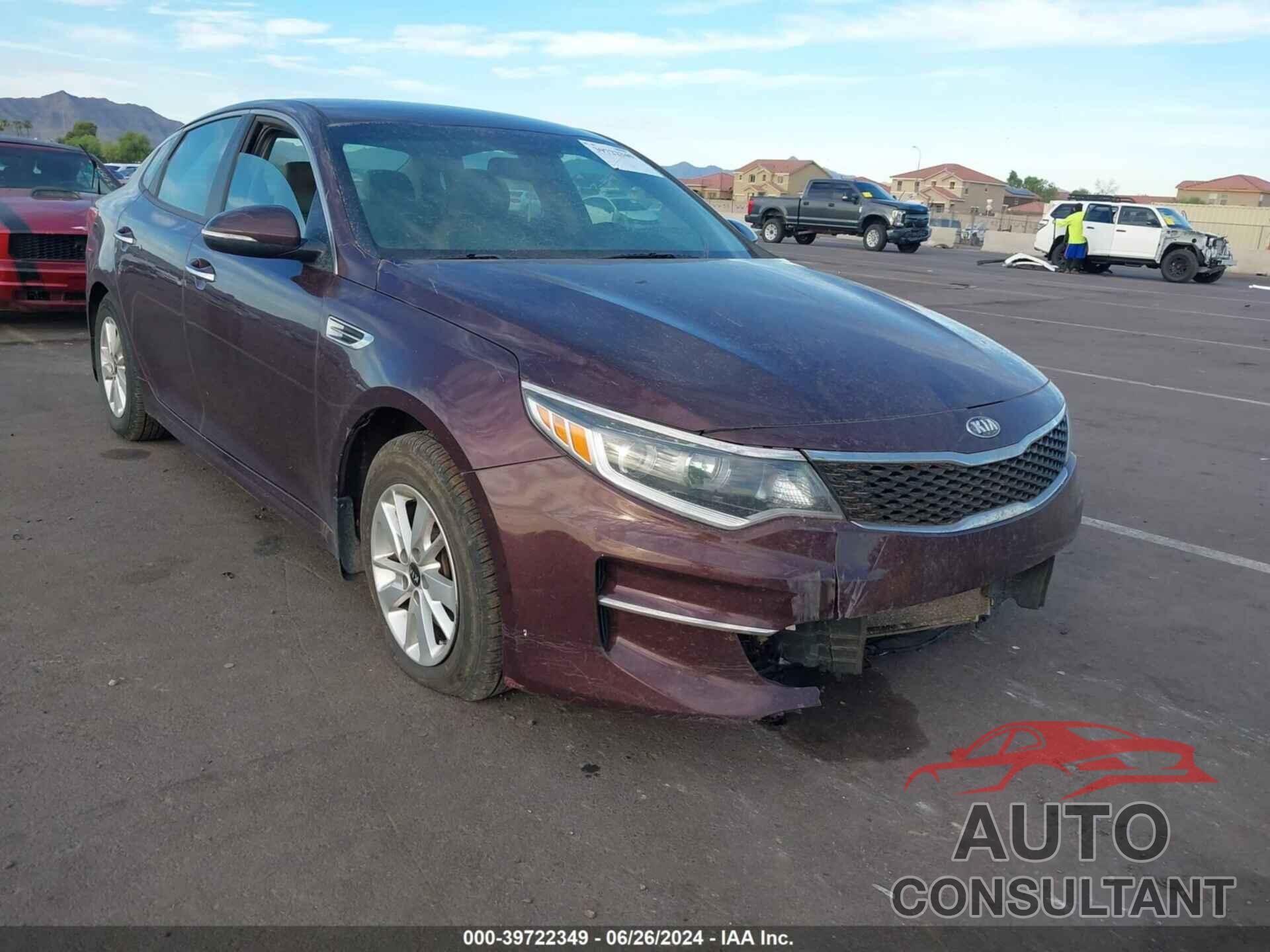 KIA OPTIMA 2016 - 5XXGT4L38GG025871