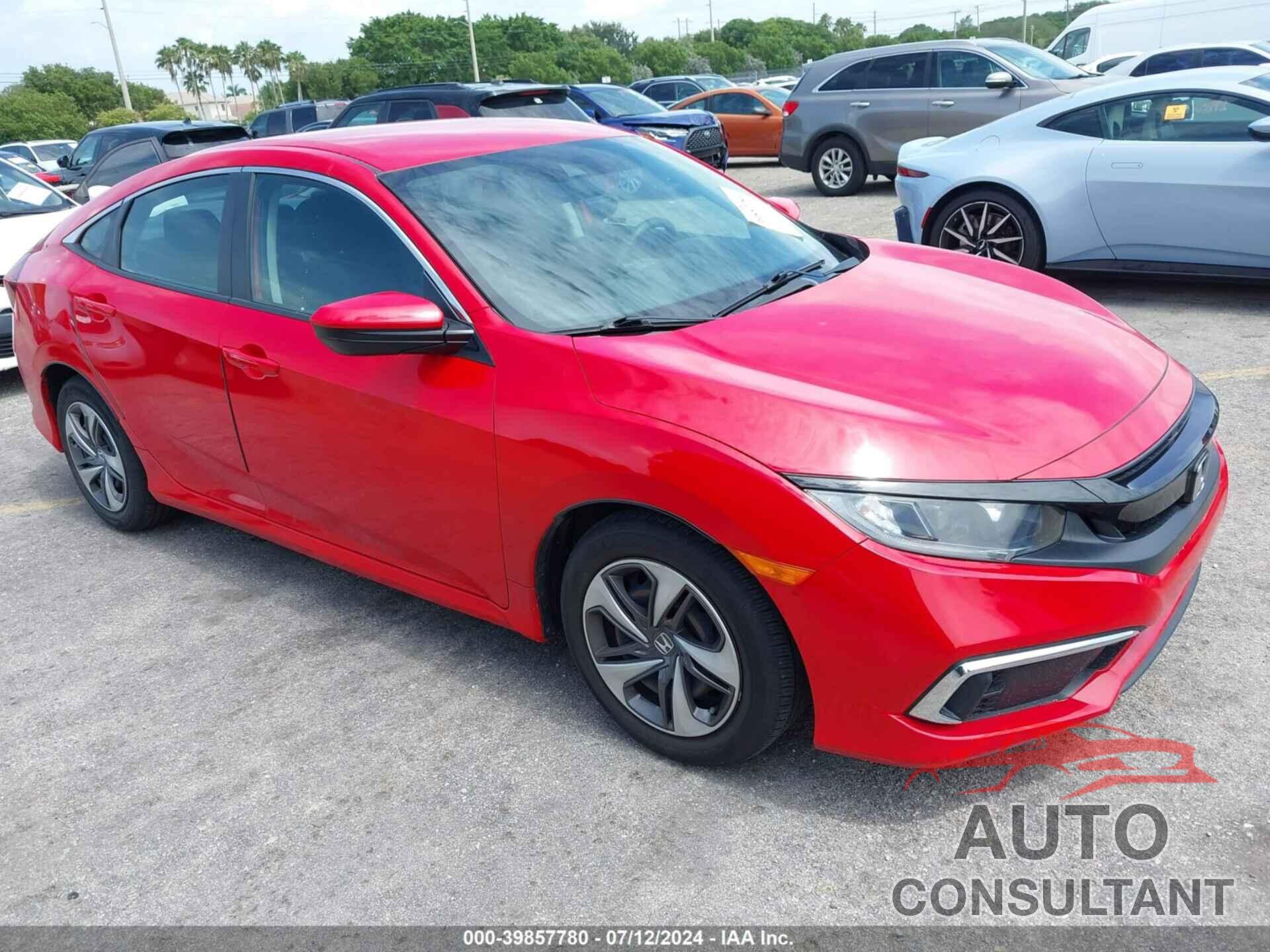 HONDA CIVIC 2019 - 2HGFC2F60KH577605