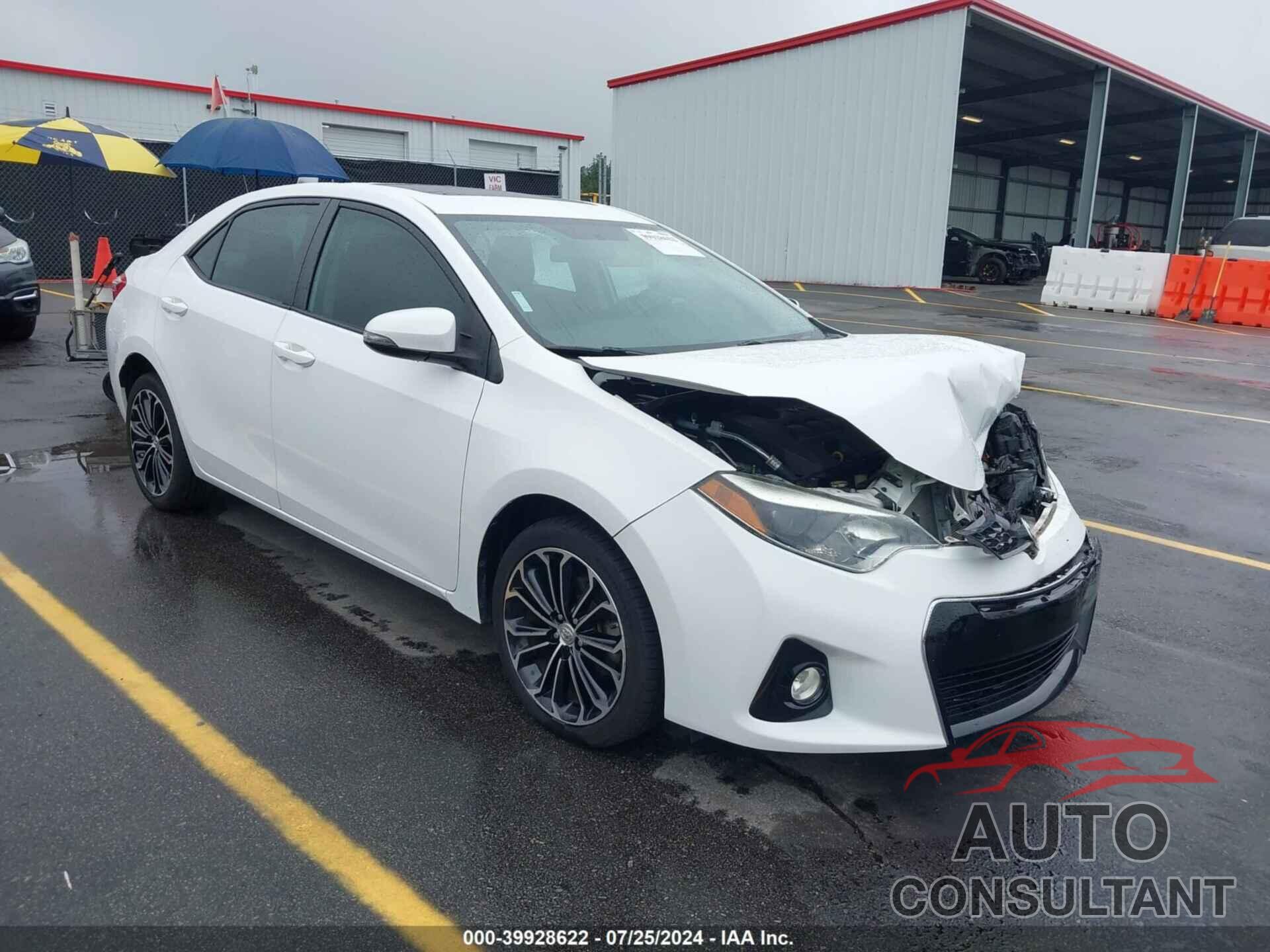TOYOTA COROLLA 2016 - 2T1BURHE7GC597052