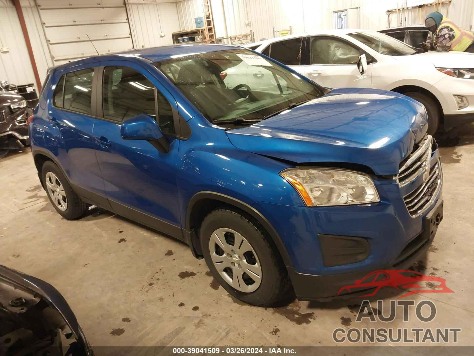 CHEVROLET TRAX 2016 - KL7CJKSB4GB591627