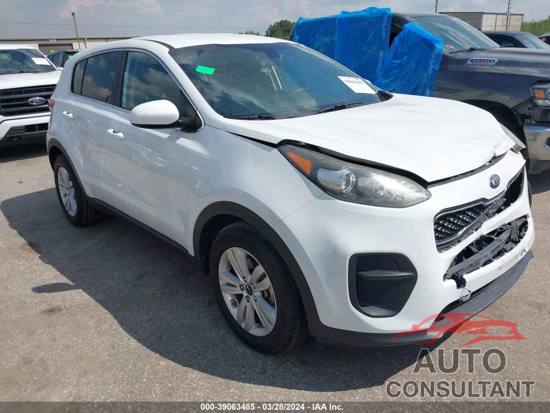 KIA SPORTAGE 2017 - KNDPM3AC5H7142098