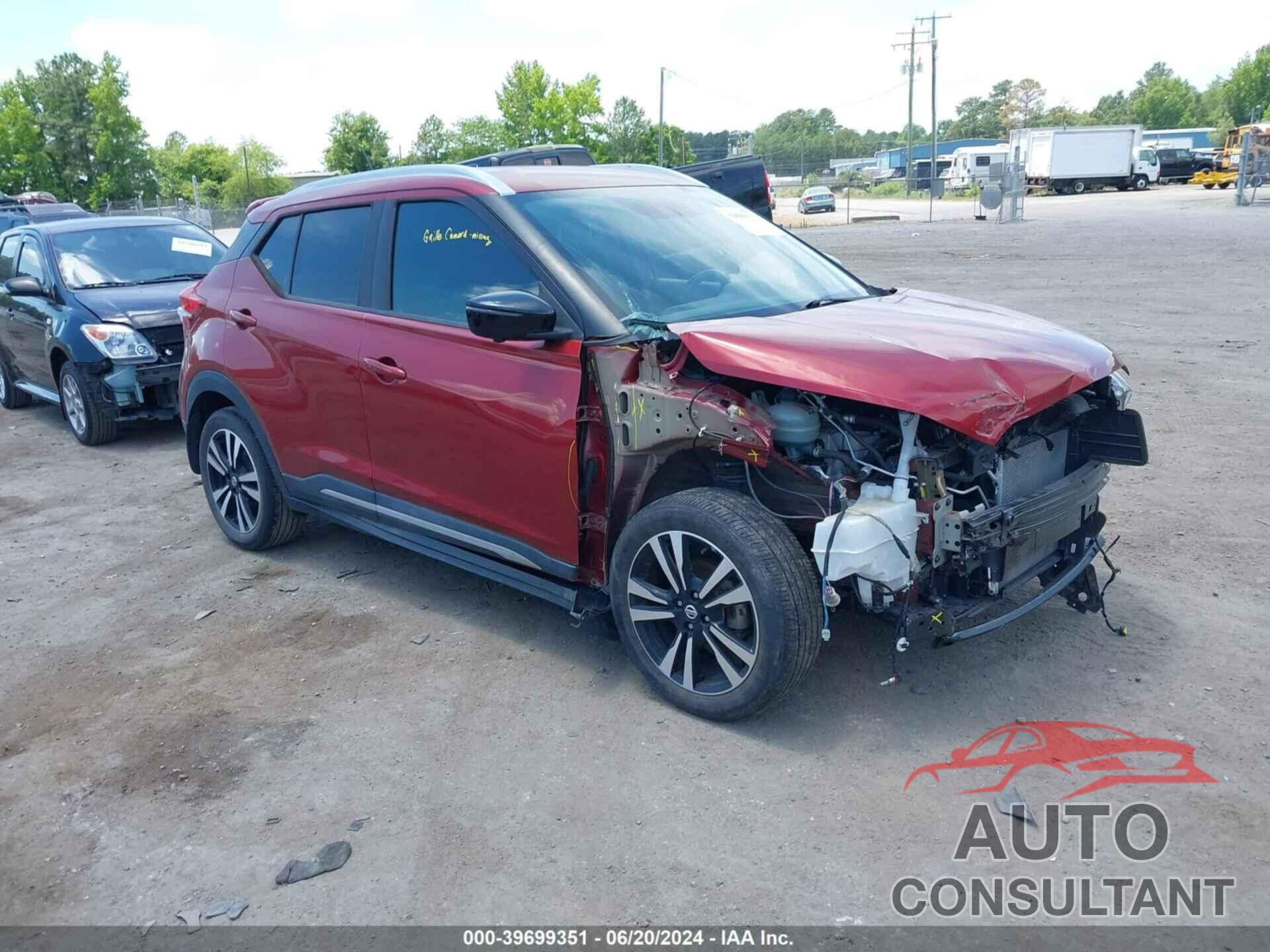 NISSAN KICKS 2019 - 3N1CP5CU0KL505260