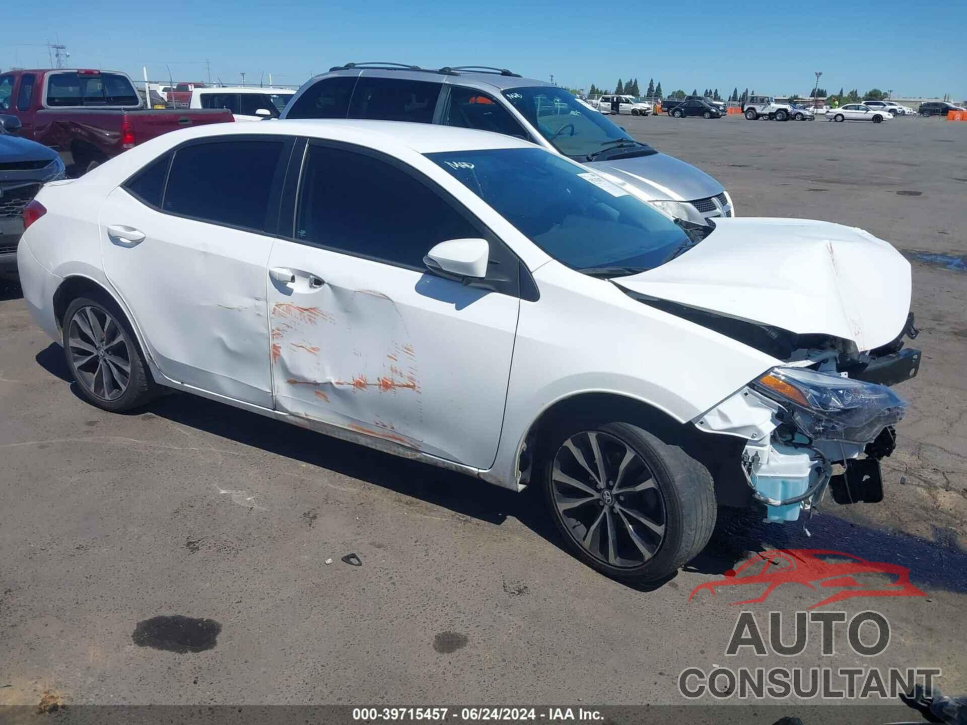 TOYOTA COROLLA 2018 - 2T1BURHE7JC975233