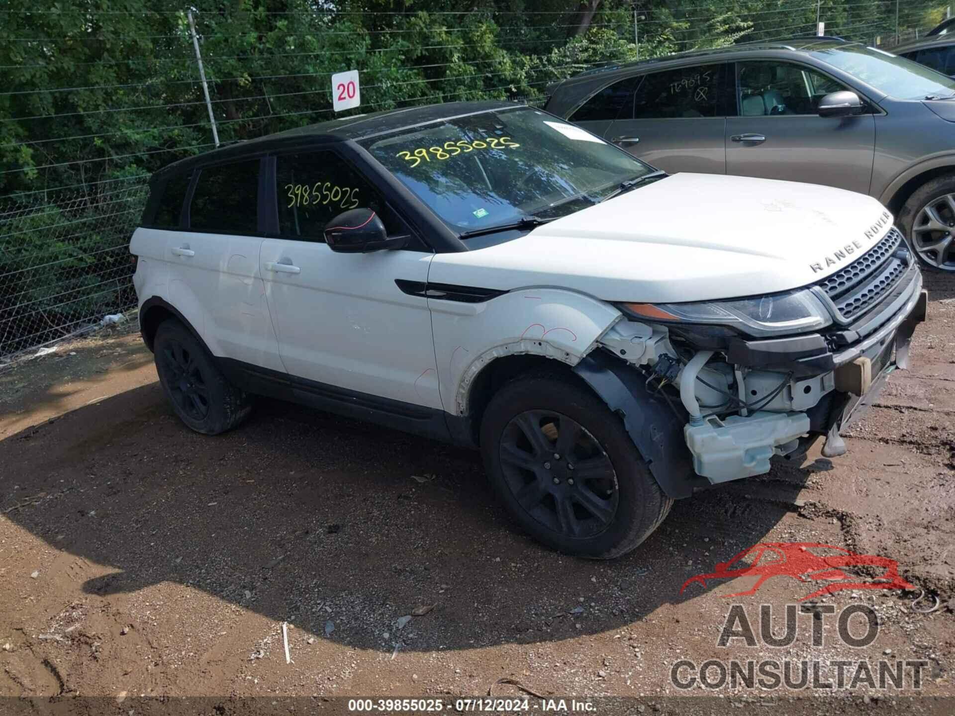 LAND ROVER RANGE ROVER EVOQUE 2017 - SALVP2BGXHH217648