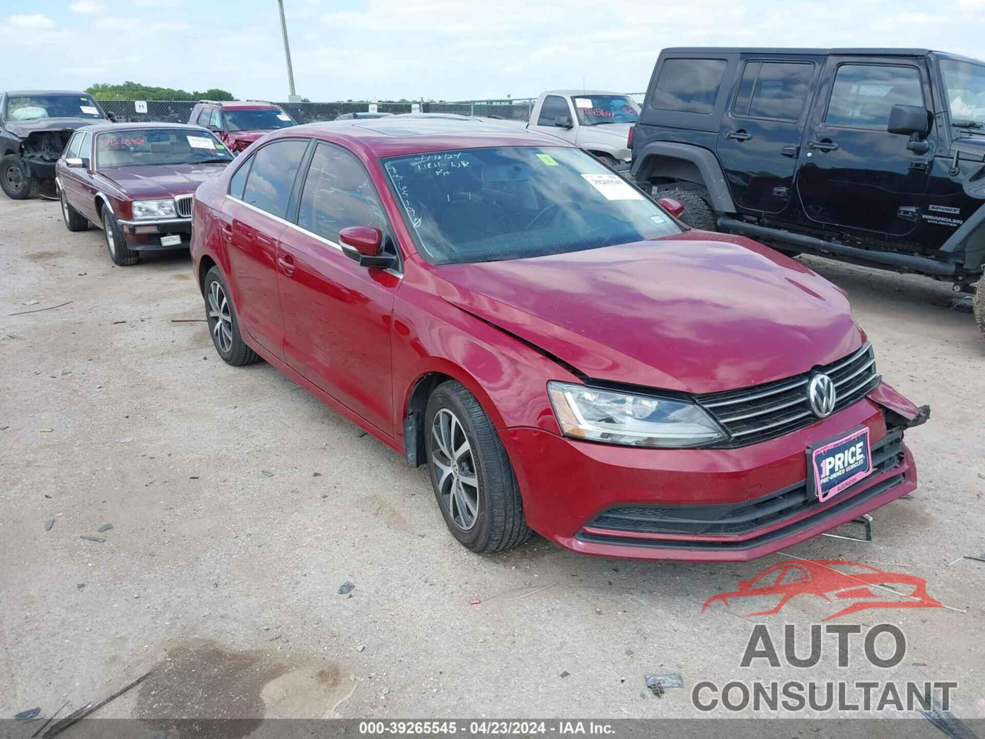 VOLKSWAGEN JETTA 2017 - 3VWDB7AJ6HM275504