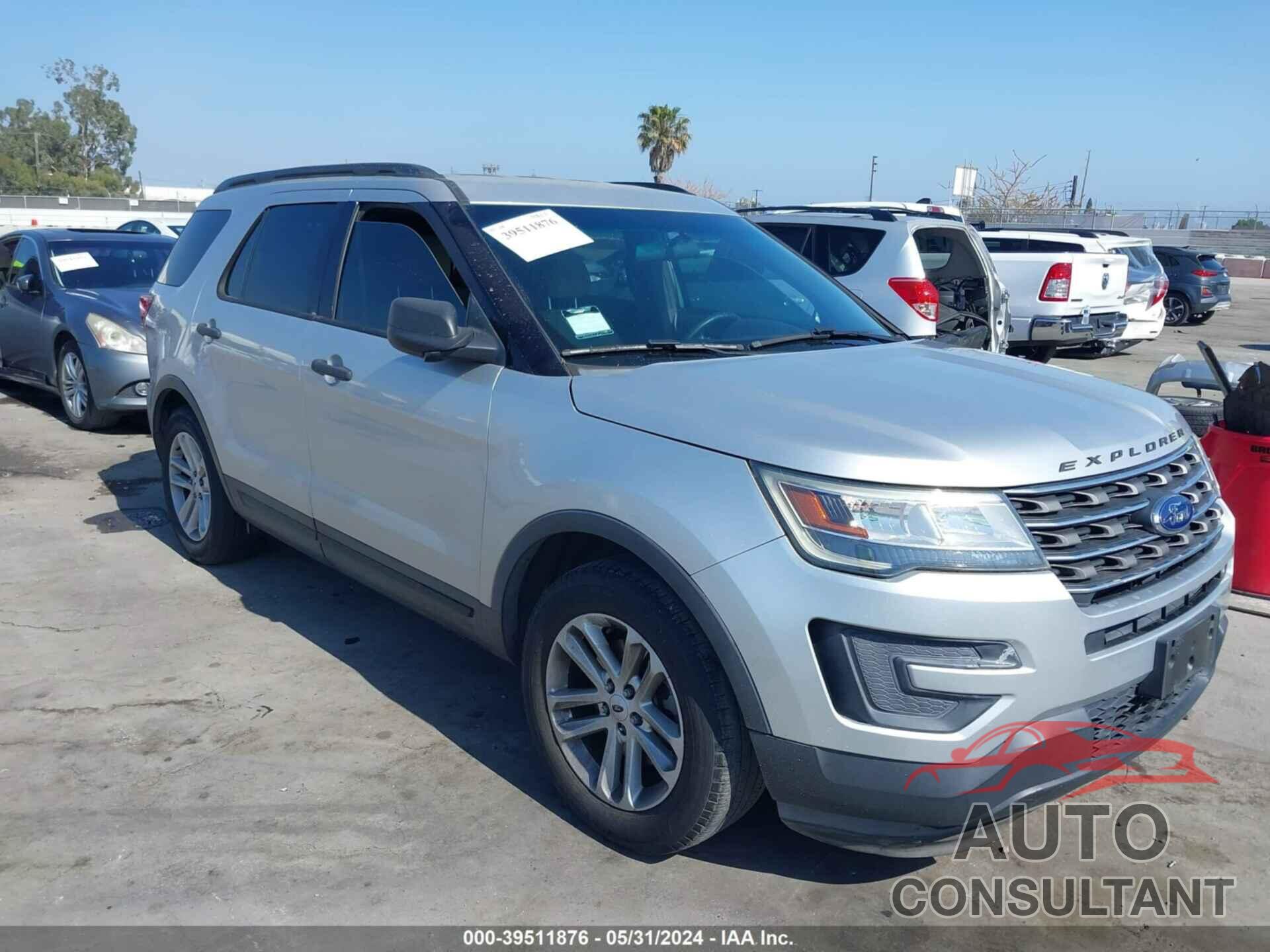 FORD EXPLORER 2017 - 1FM5K7B83HGA88052