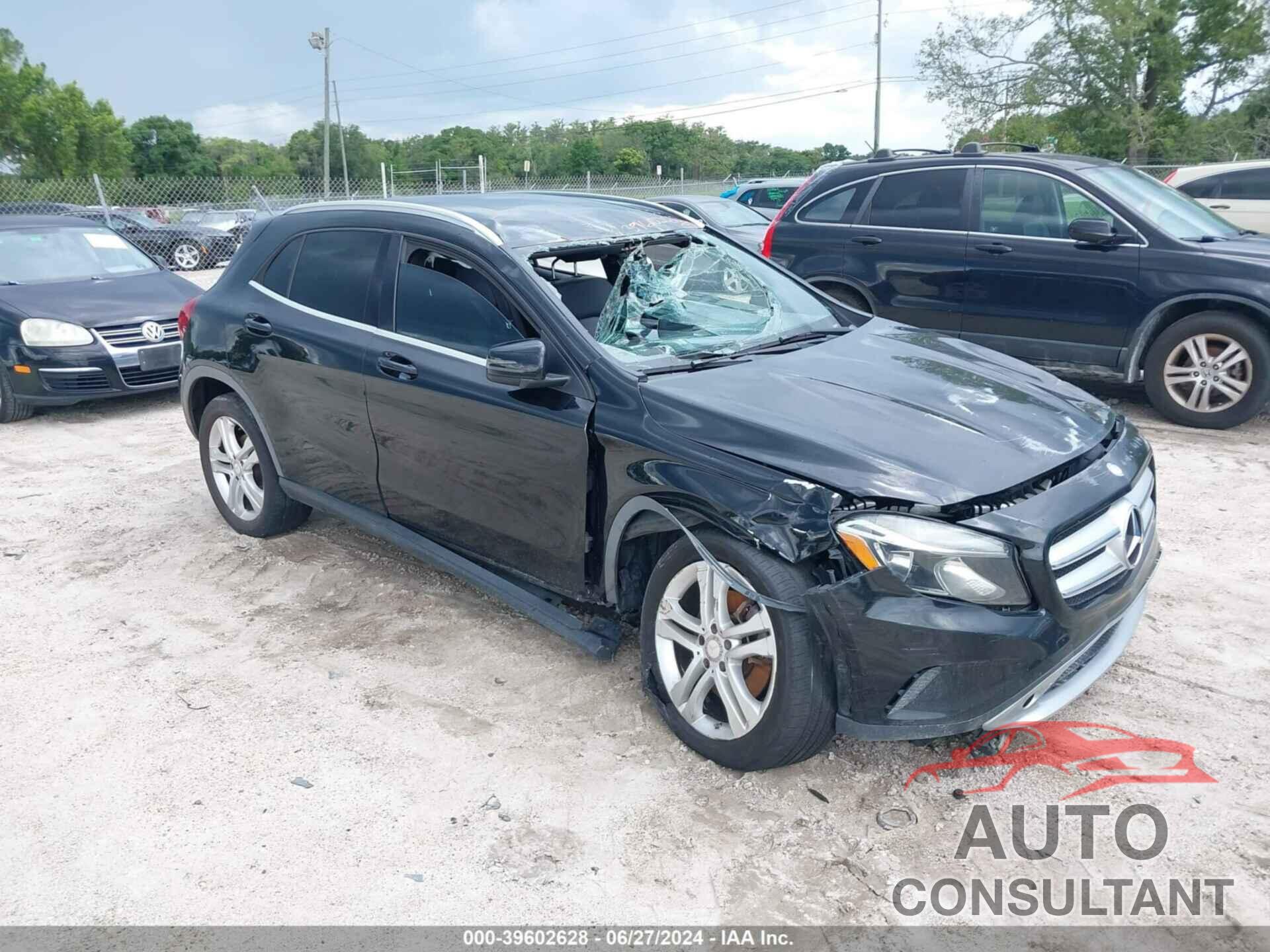 MERCEDES-BENZ GLA 250 2016 - WDCTG4EB1GJ205674