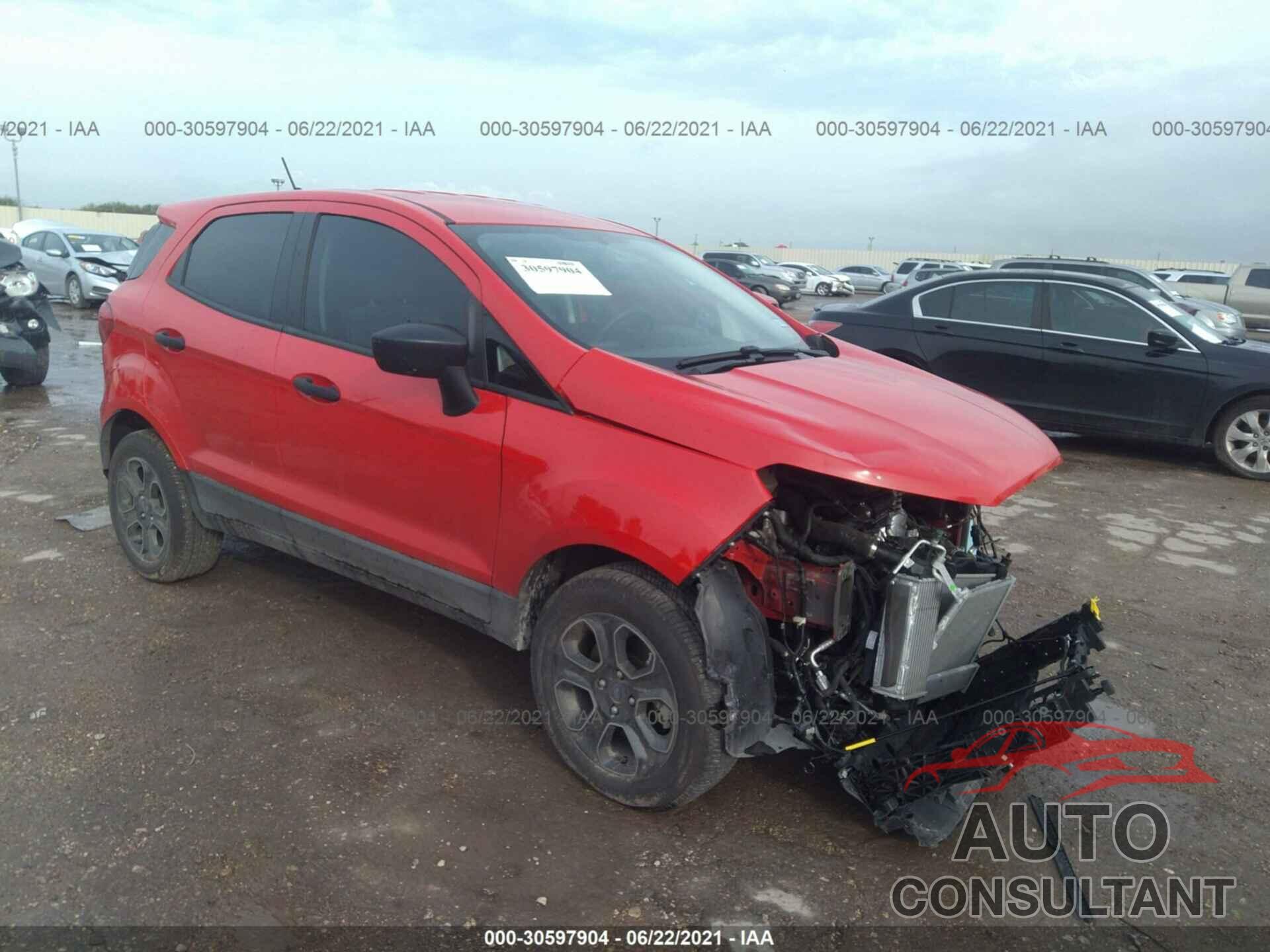 FORD ECOSPORT 2020 - MAJ3S2FE5LC391502