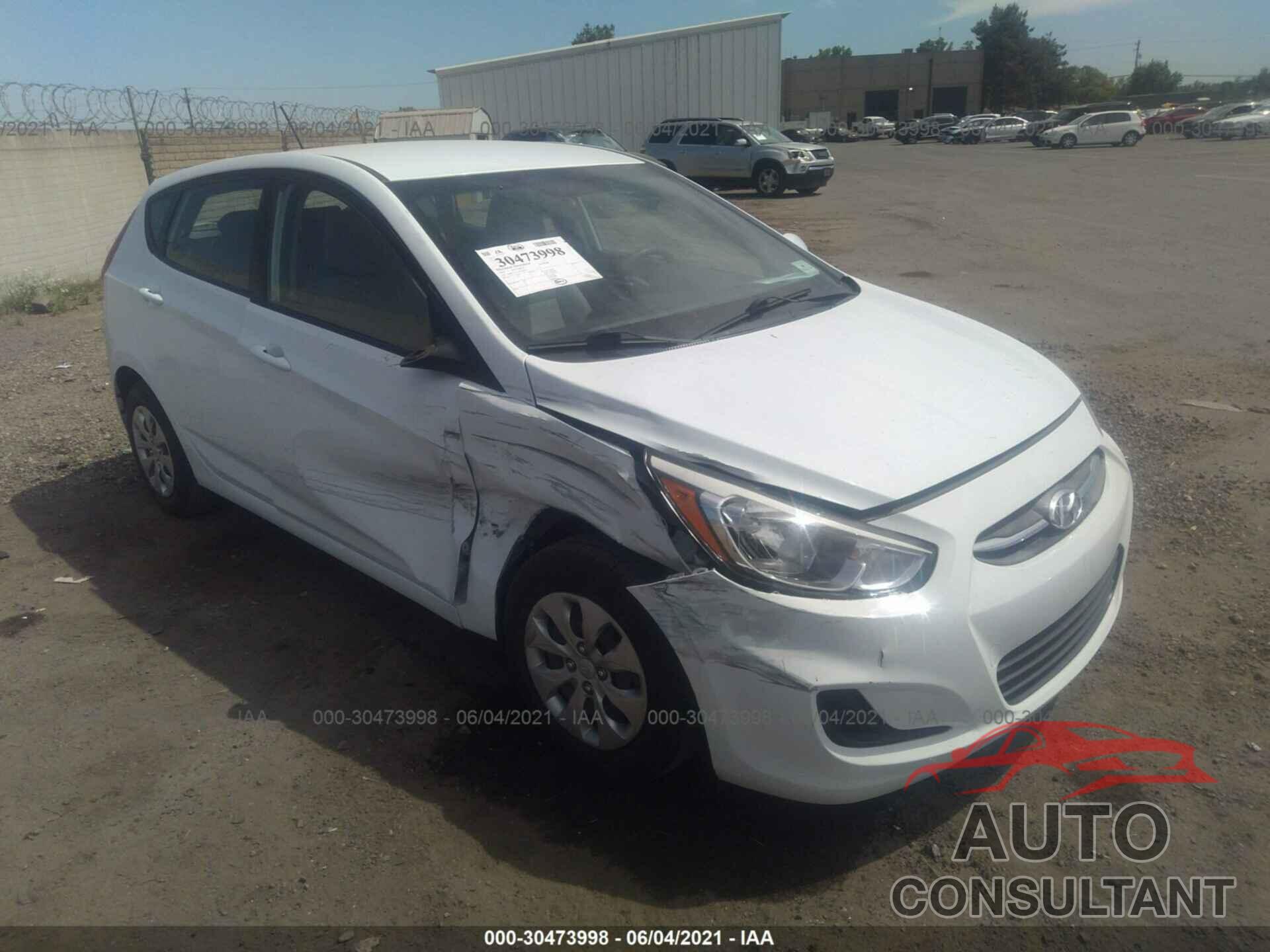 HYUNDAI ACCENT 2017 - KMHCT5AE7HU338412