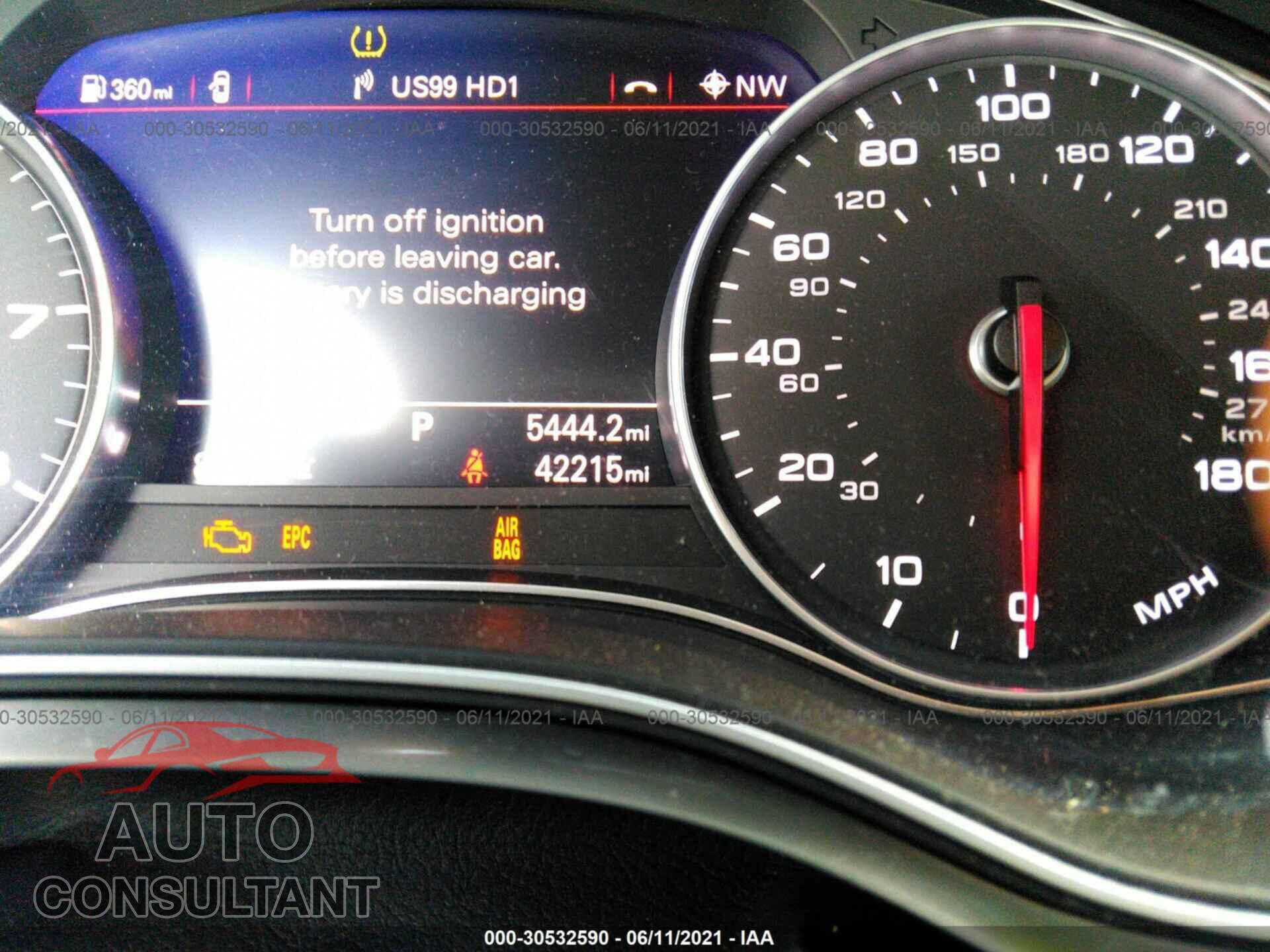 AUDI A6 2016 - WAUGFAFC8GN124855