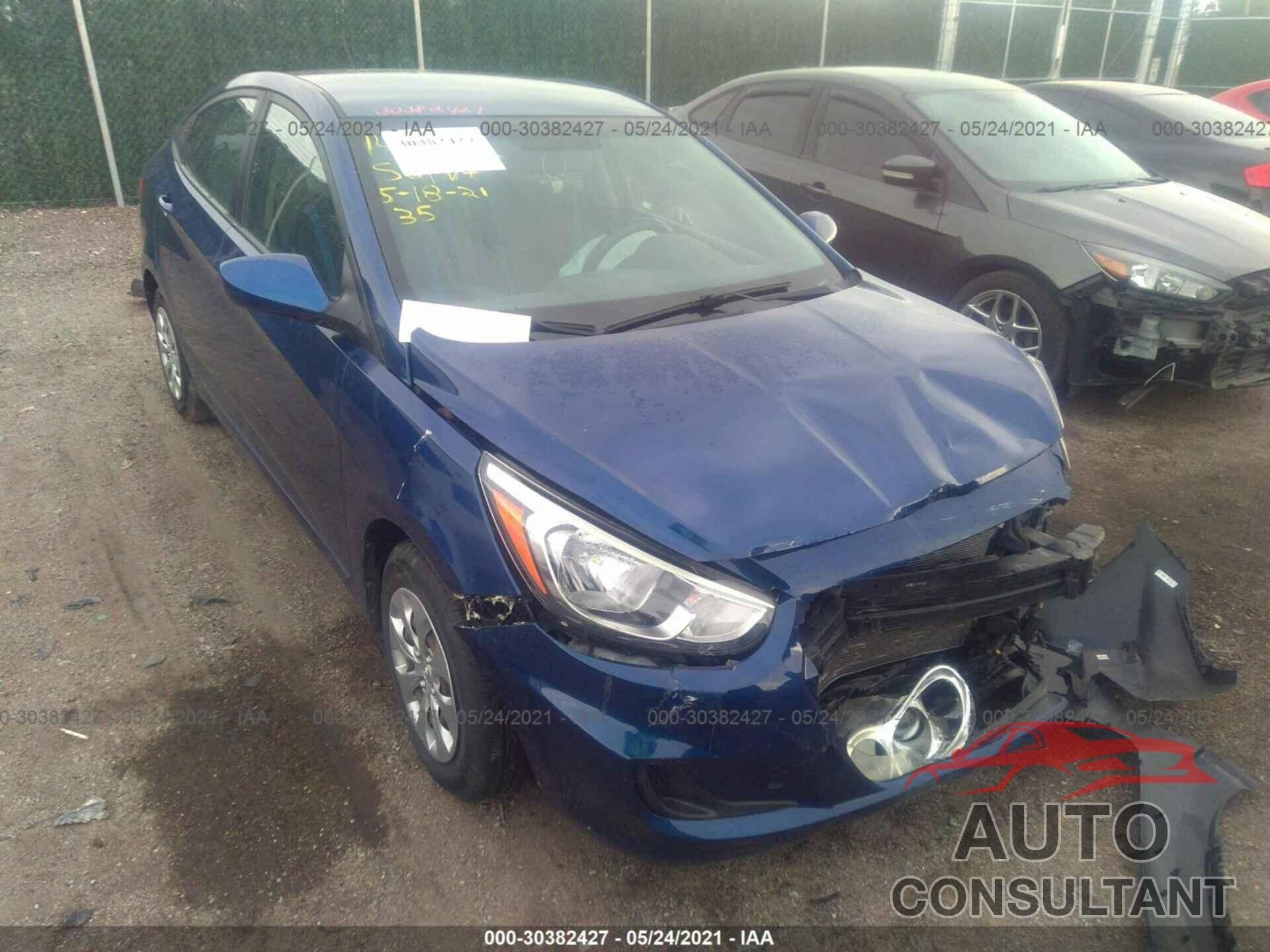 HYUNDAI ACCENT 2016 - KMHCT4AE9GU123820