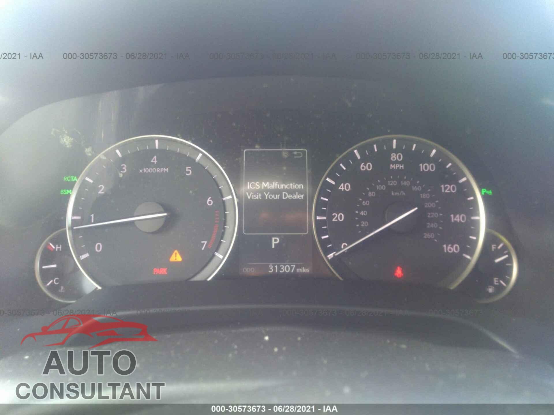 LEXUS RX 2019 - 2T2BZMCA2KC201655