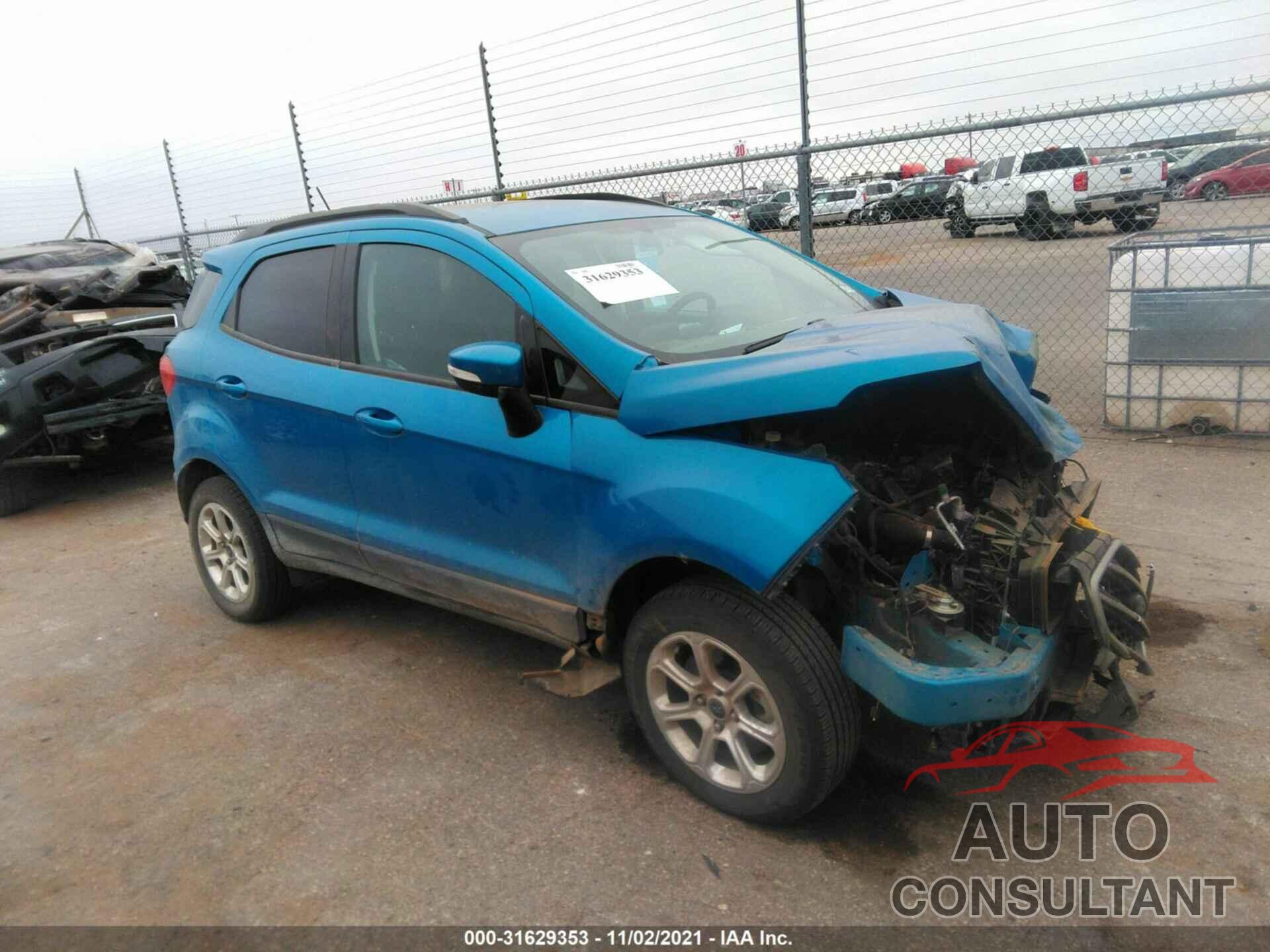 FORD ECOSPORT 2018 - MAJ3P1TE5JC216373