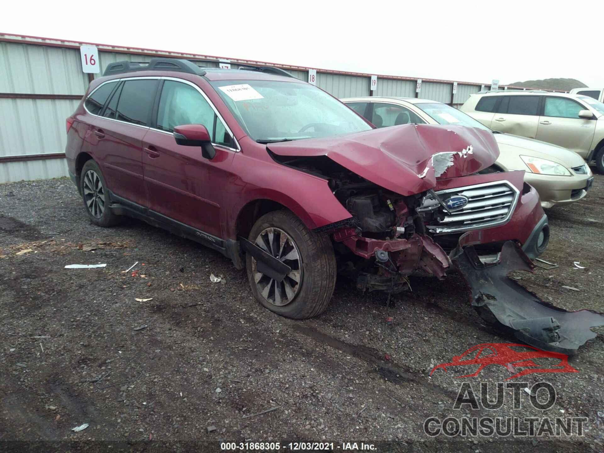 SUBARU OUTBACK 2016 - 4S4BSENC8G3263280