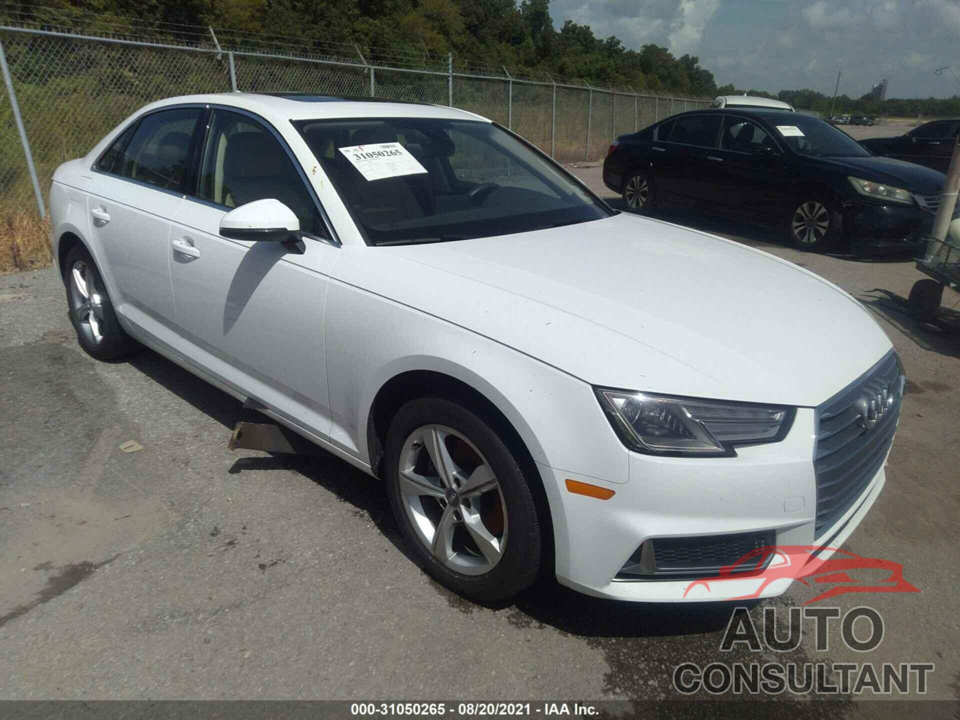 AUDI A4 2019 - WAUGMAF48KA032188