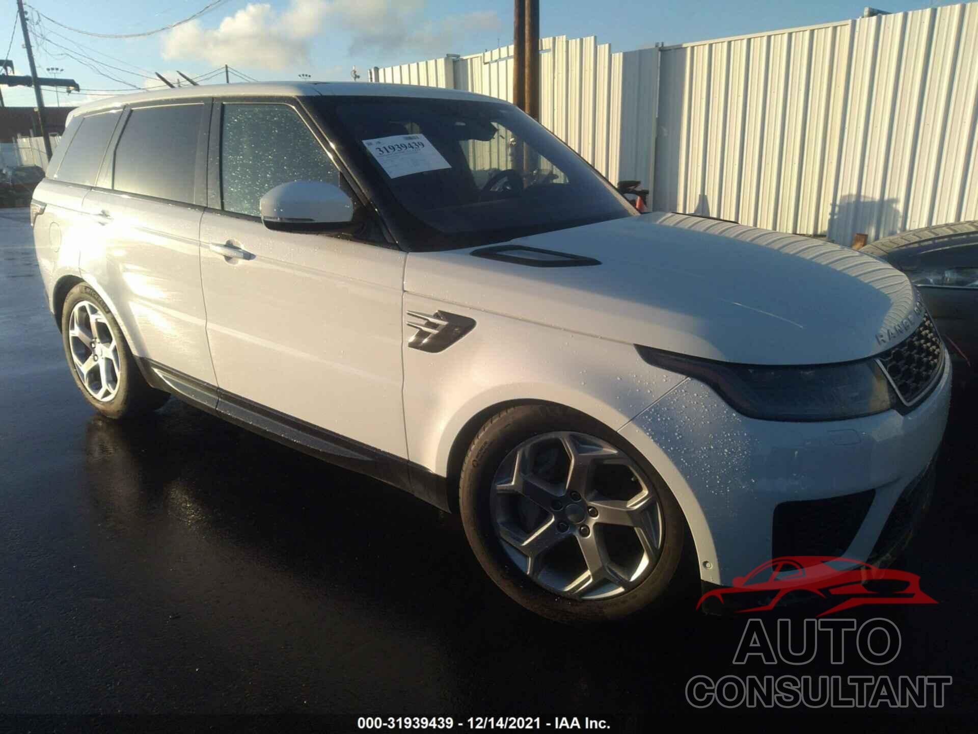 LAND ROVER RANGE ROVER SPORT 2019 - SALWR2RU0KA866448